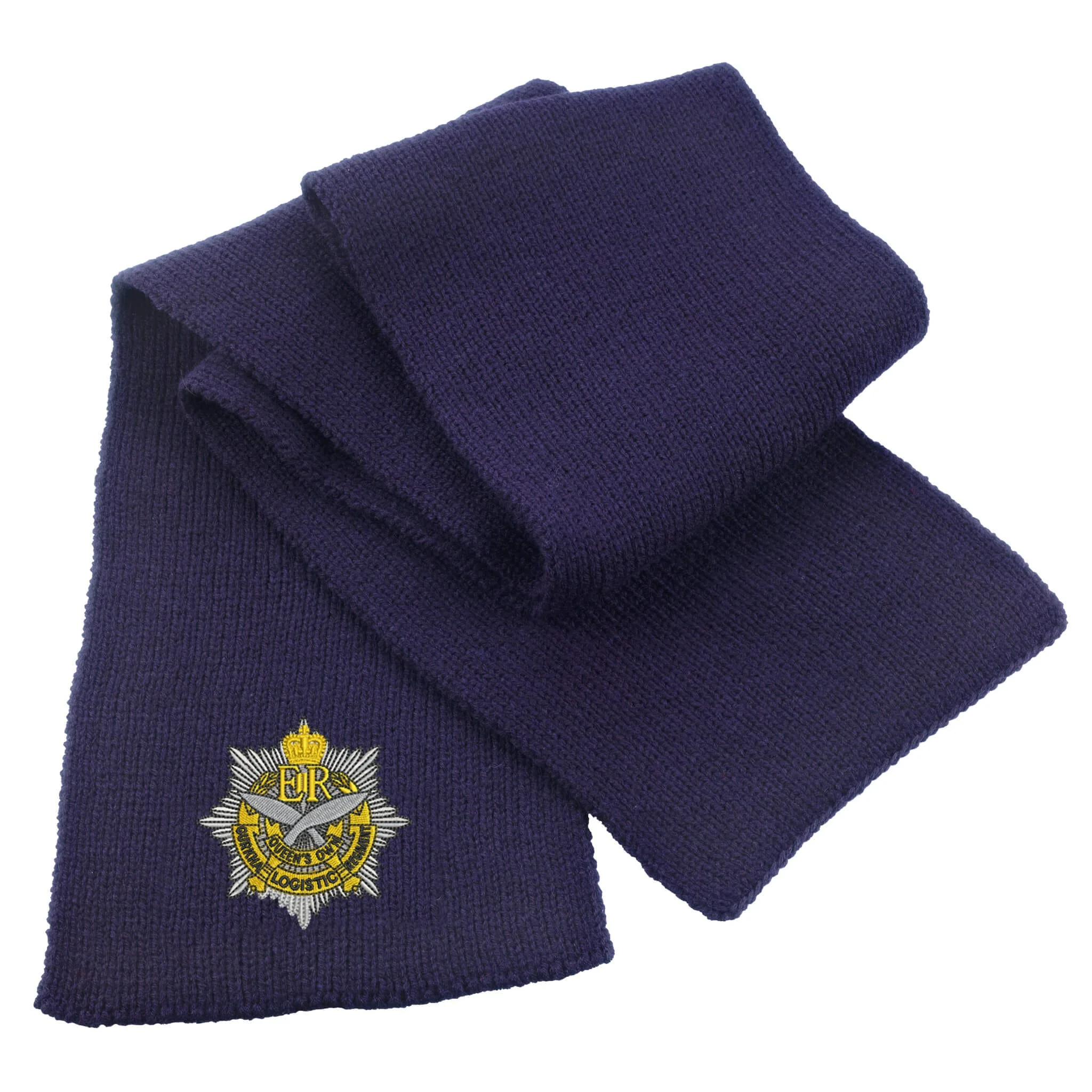 10 Queen's Own Gurkha Logistic Regiment Heavy Knit Scarf - Image 3