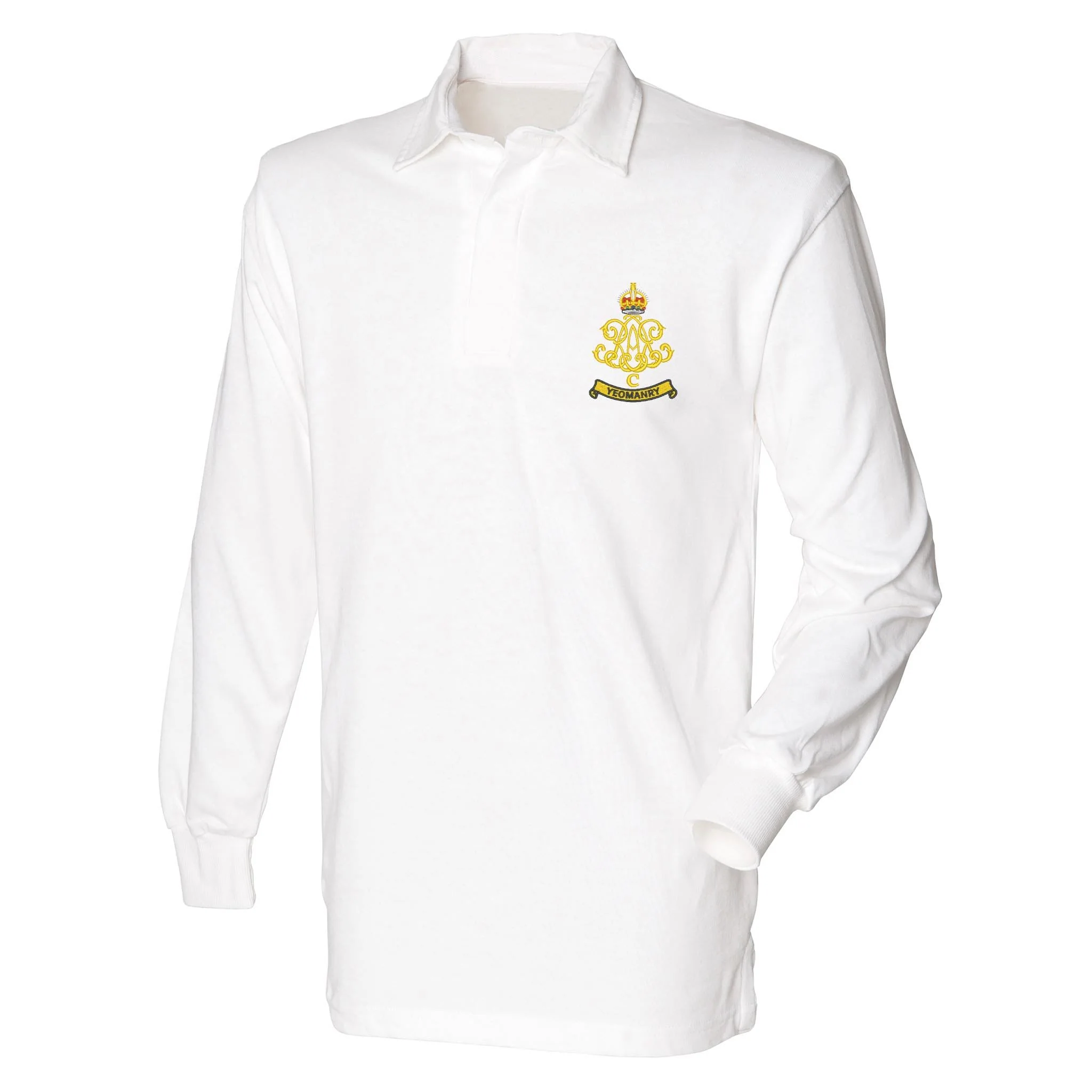100th Regiment Royal Artillery Front Row Long Sleeve Rugby Shirt - Image 5