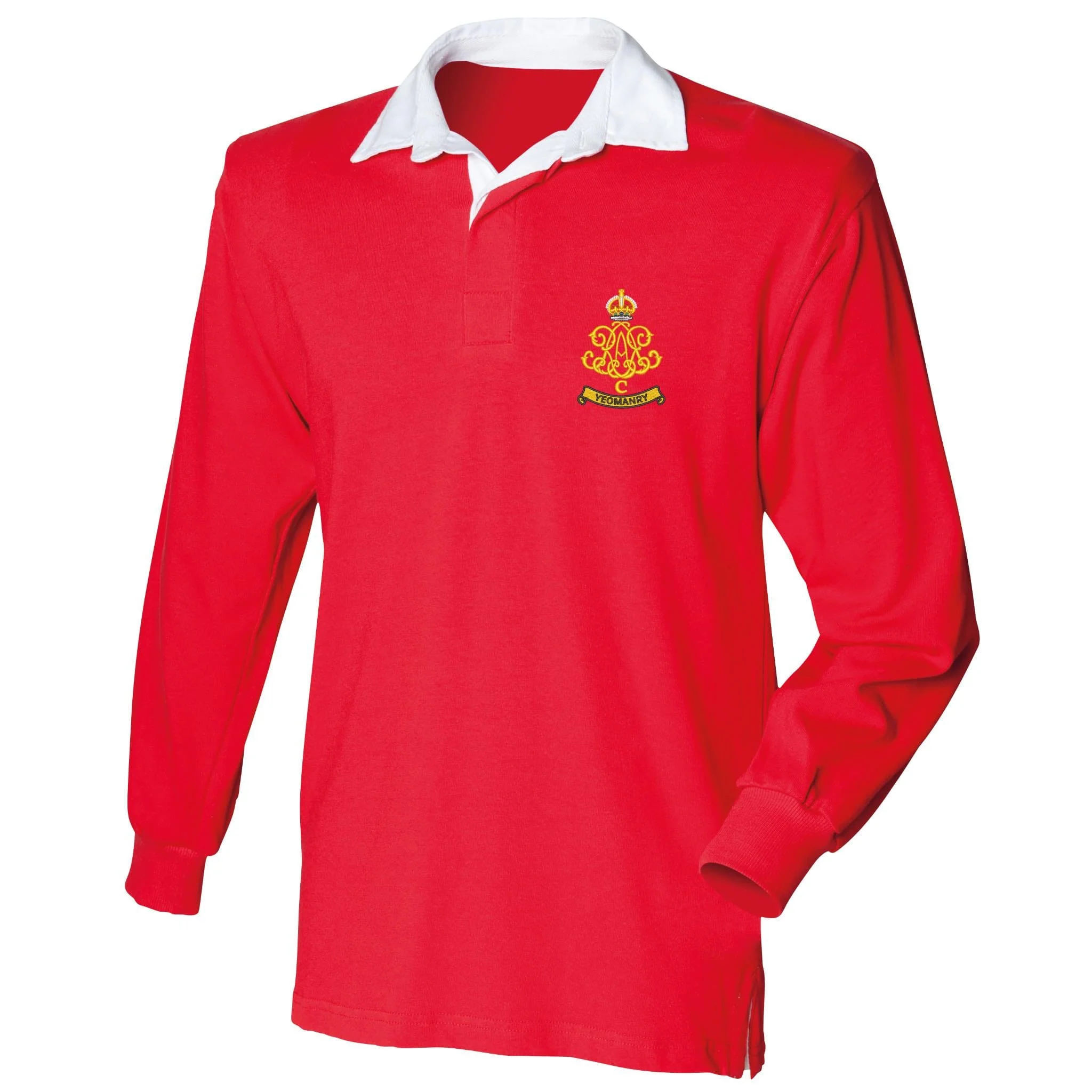 100th Regiment Royal Artillery Front Row Long Sleeve Rugby Shirt - Image 7