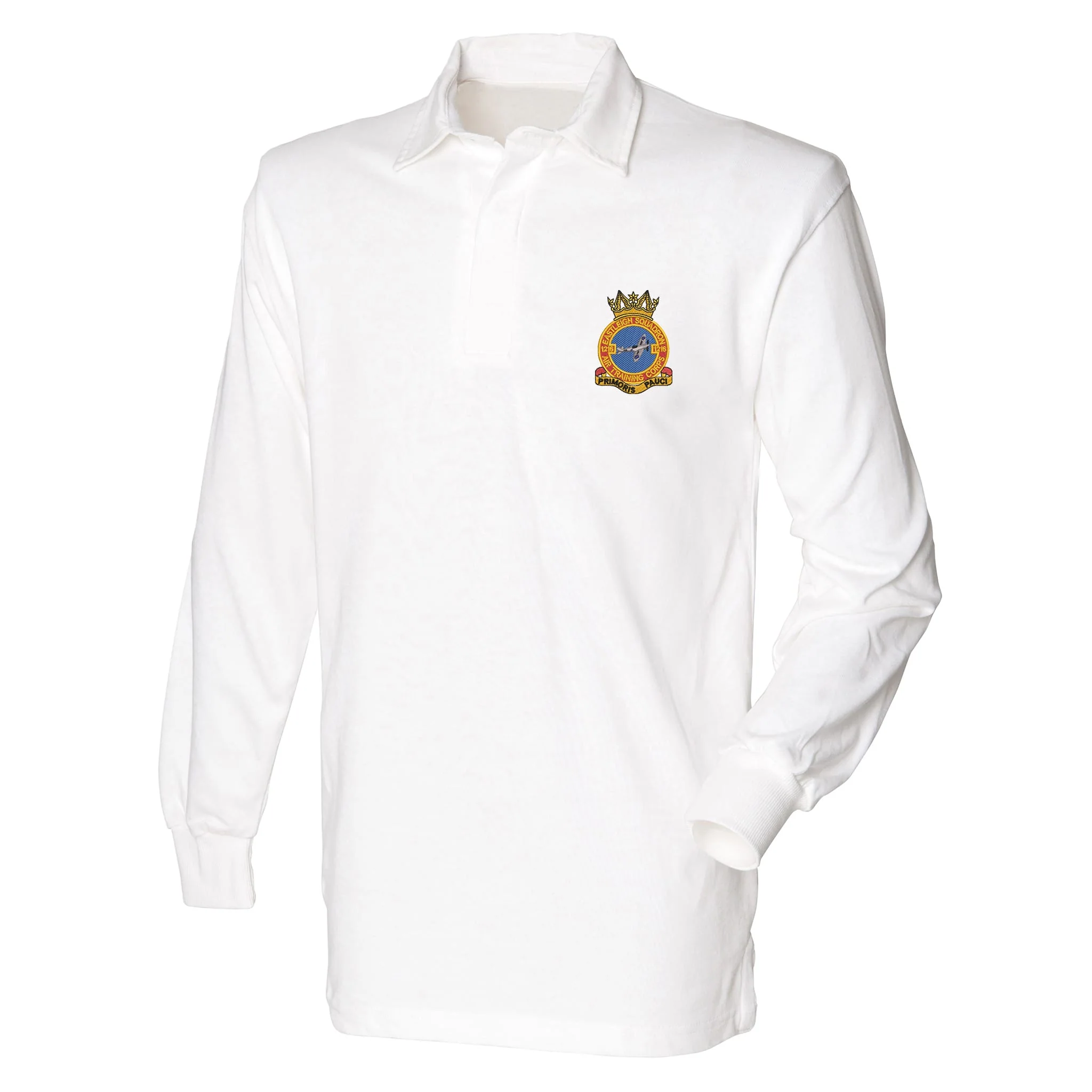 RAF Air Cadets - 1216 Eastleigh Front Row Long Sleeve Rugby Shirt - Image 4