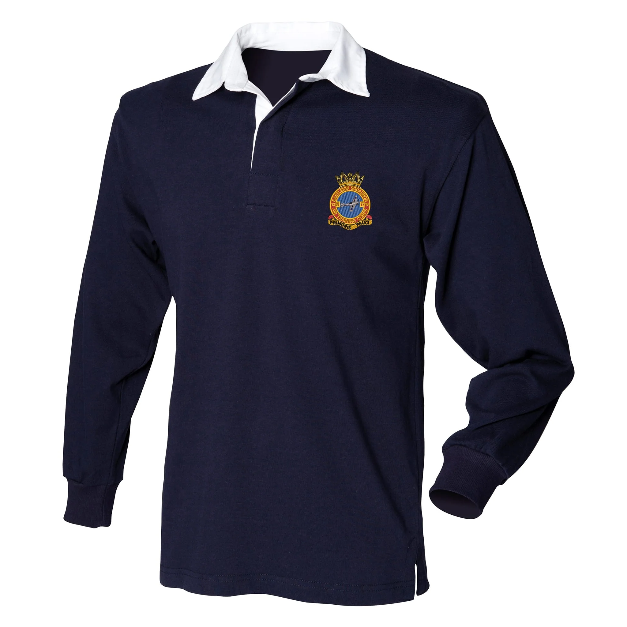 RAF Air Cadets - 1216 Eastleigh Front Row Long Sleeve Rugby Shirt - Image 7