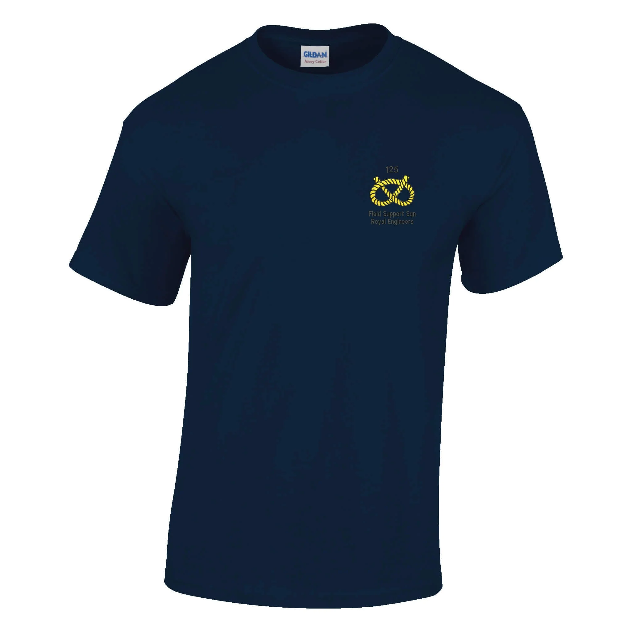125 (Staffordshire) Field Support Squadron Royal Engineers Cotton T-Shirt - Image 7
