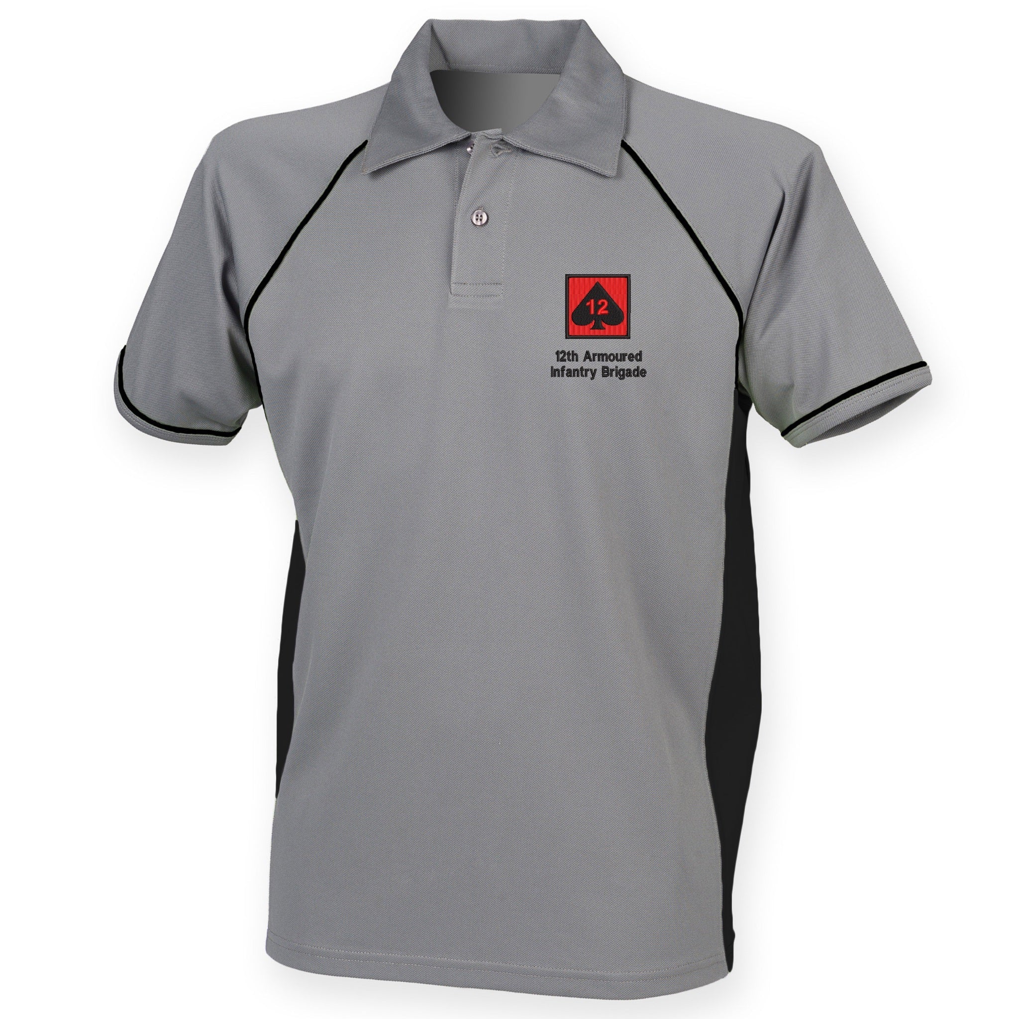 12th Armoured Infantry Brigade Performance Polo - Image 4