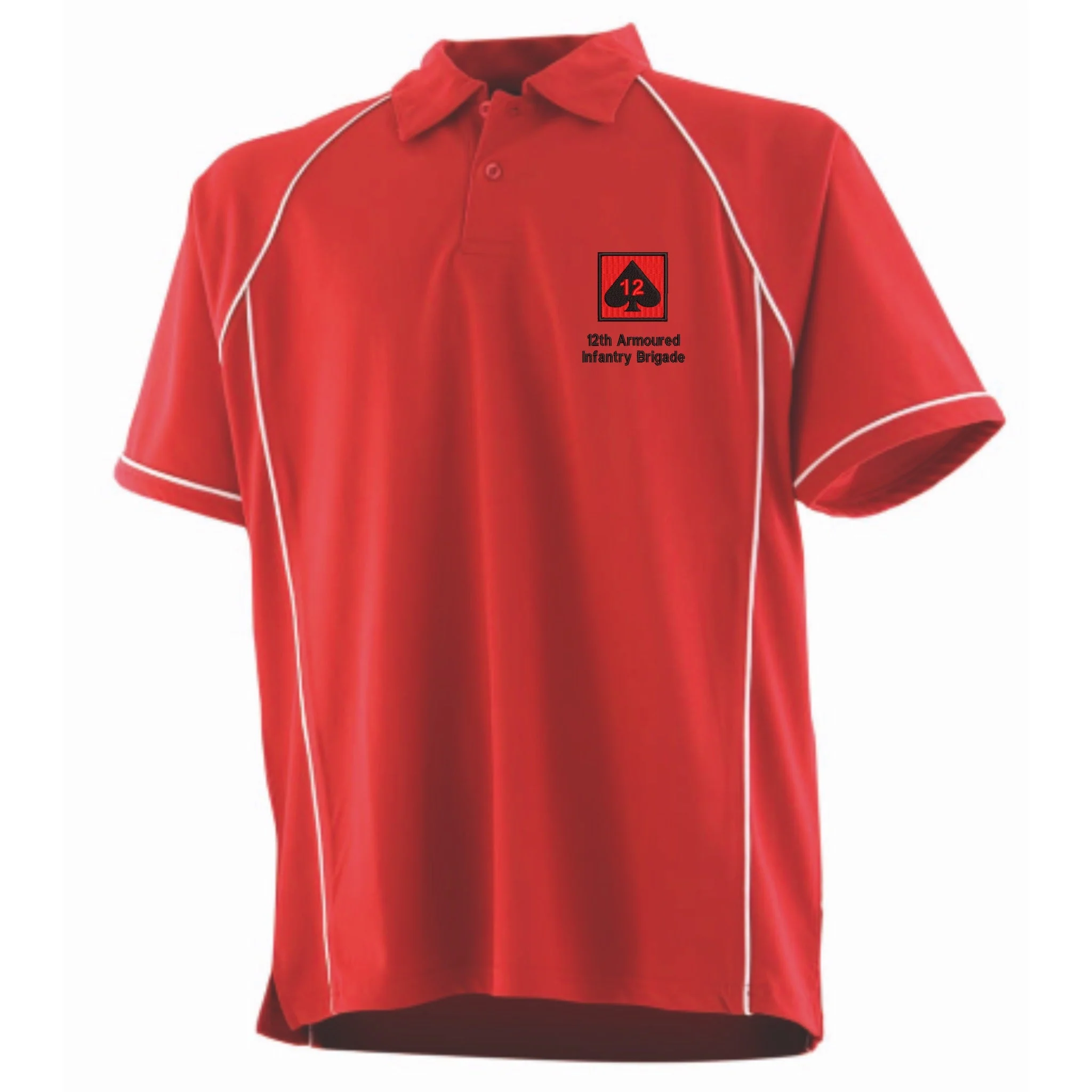 12th Armoured Infantry Brigade Performance Polo - Image 7