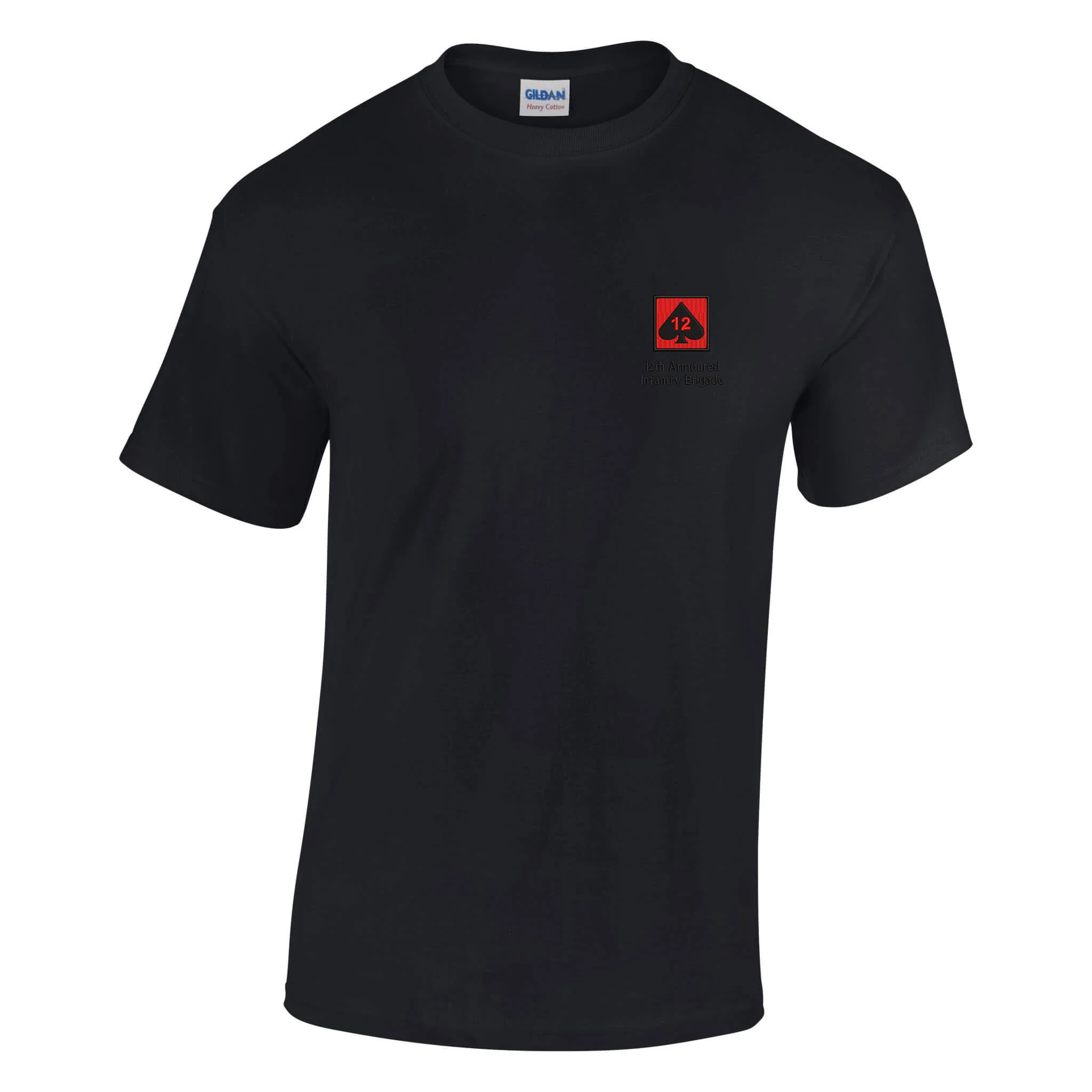 12th Armoured Infantry Brigade Cotton T-Shirt - Image 5