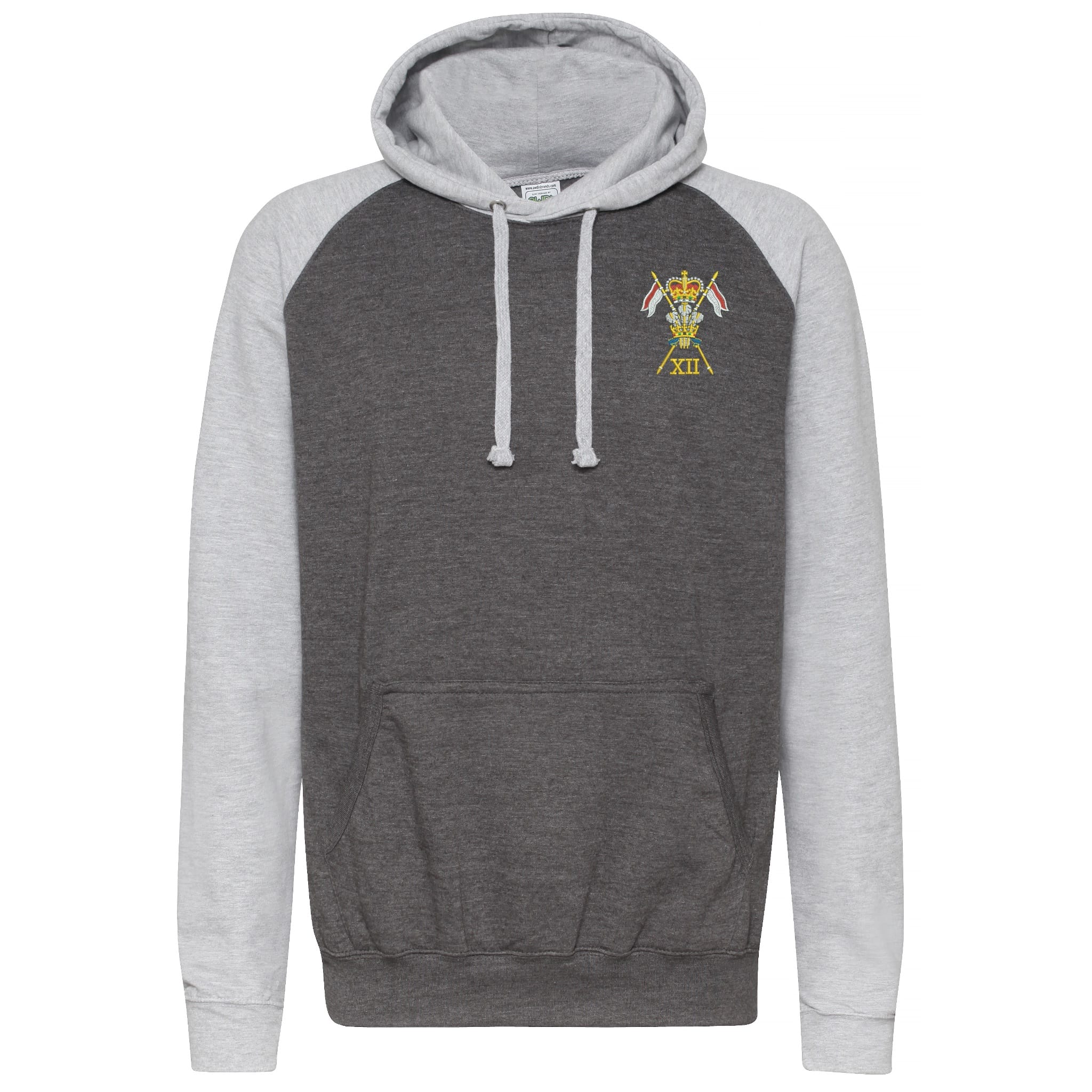 12th Royal Lancers Contrast Hoodie - Image 3