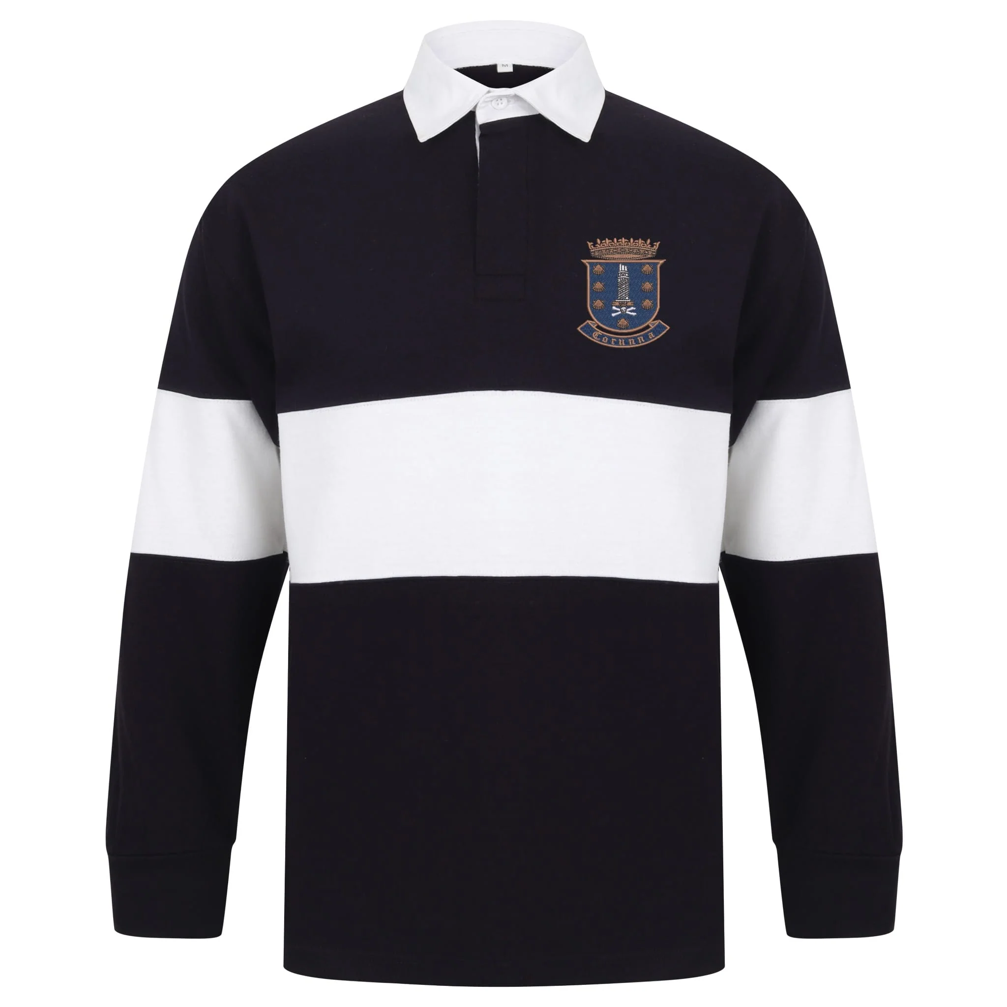 17 Corunna Battery Royal Artillery Front Row Long Sleeve Panelled Rugby Shirt - Image 3