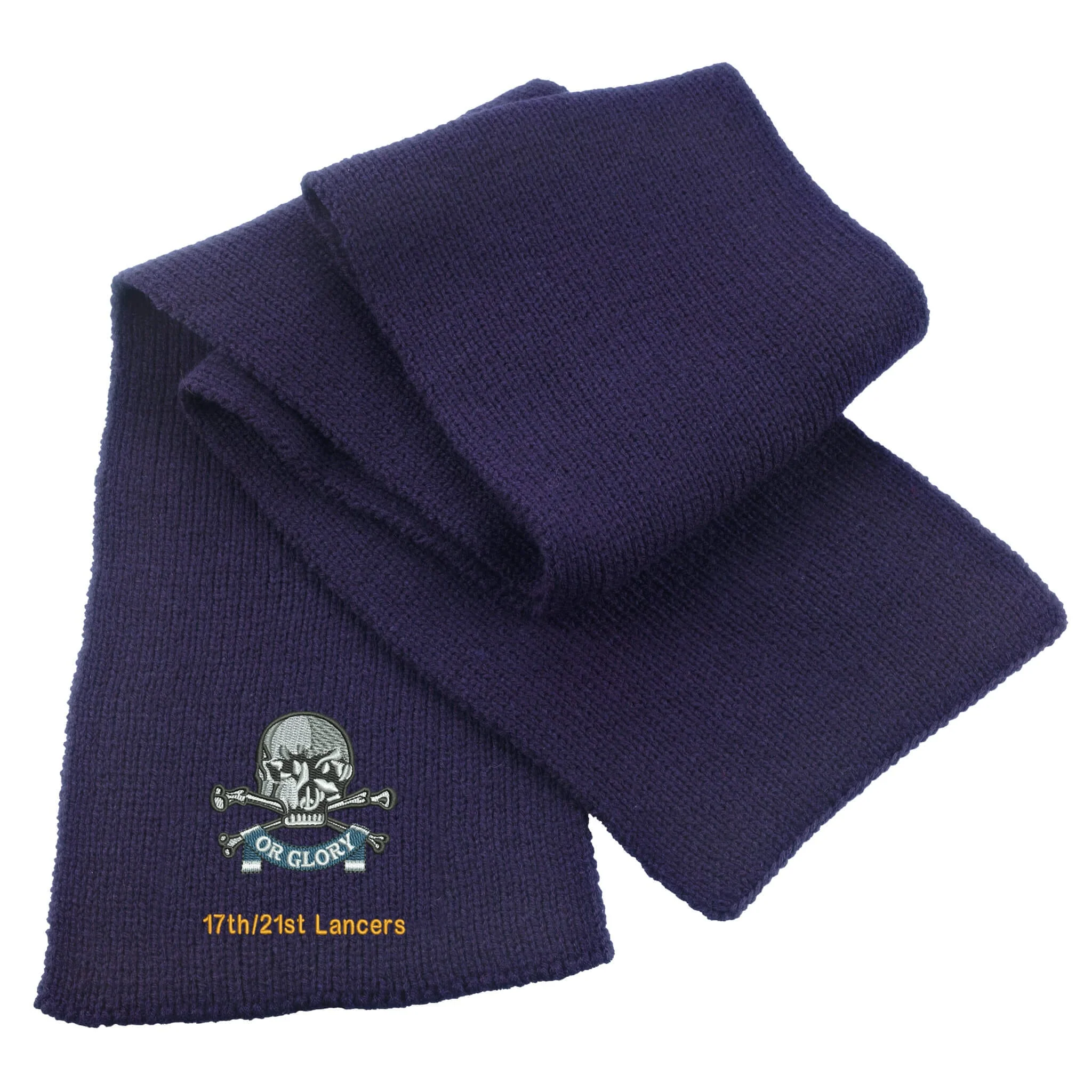 17th/21st Lancers Heavy Knit Scarf - Image 3
