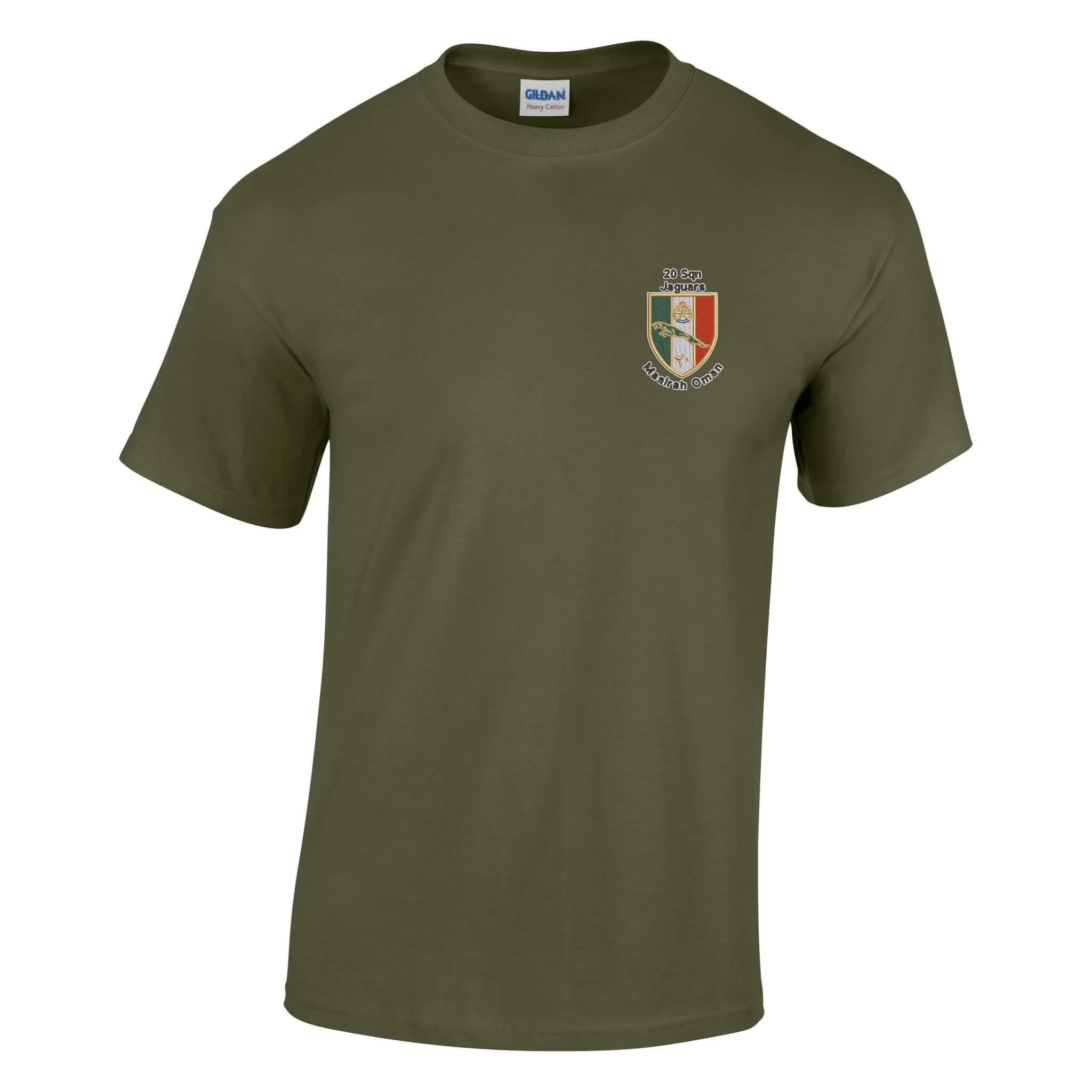 20 Squadron Jaguars - Masirah Oman Cotton T-Shirt - Image 7