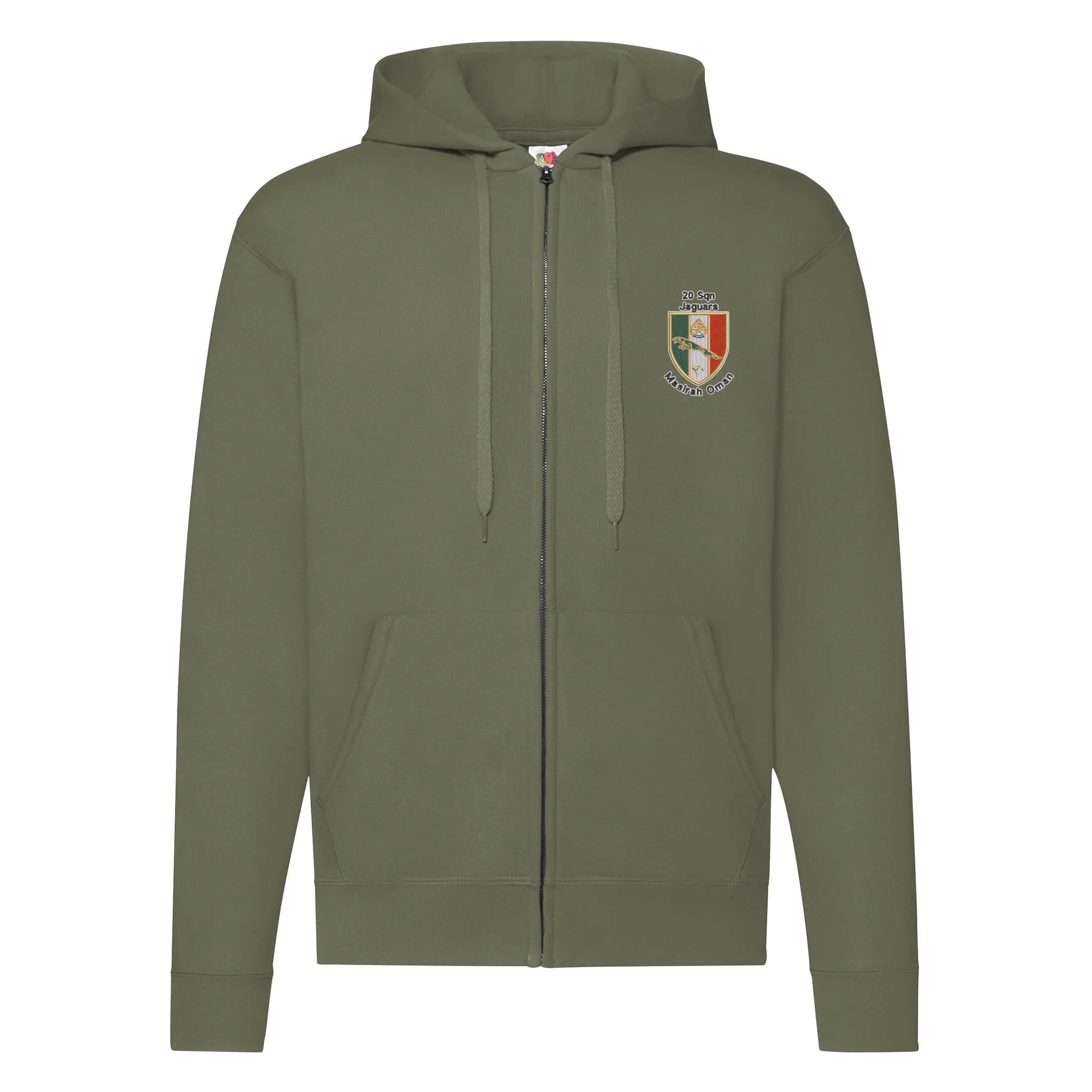20 Squadron Jaguars - Masirah Oman Zipped Hoodie - Image 2