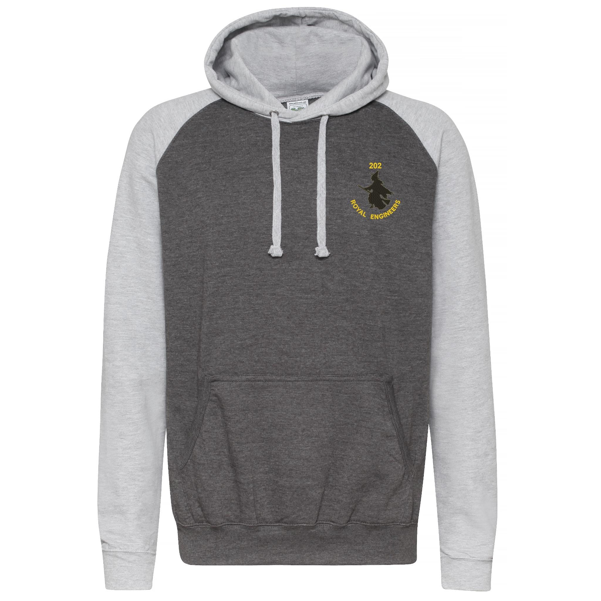 202 Field Squadron Royal Engineers Contrast Hoodie - Image 3