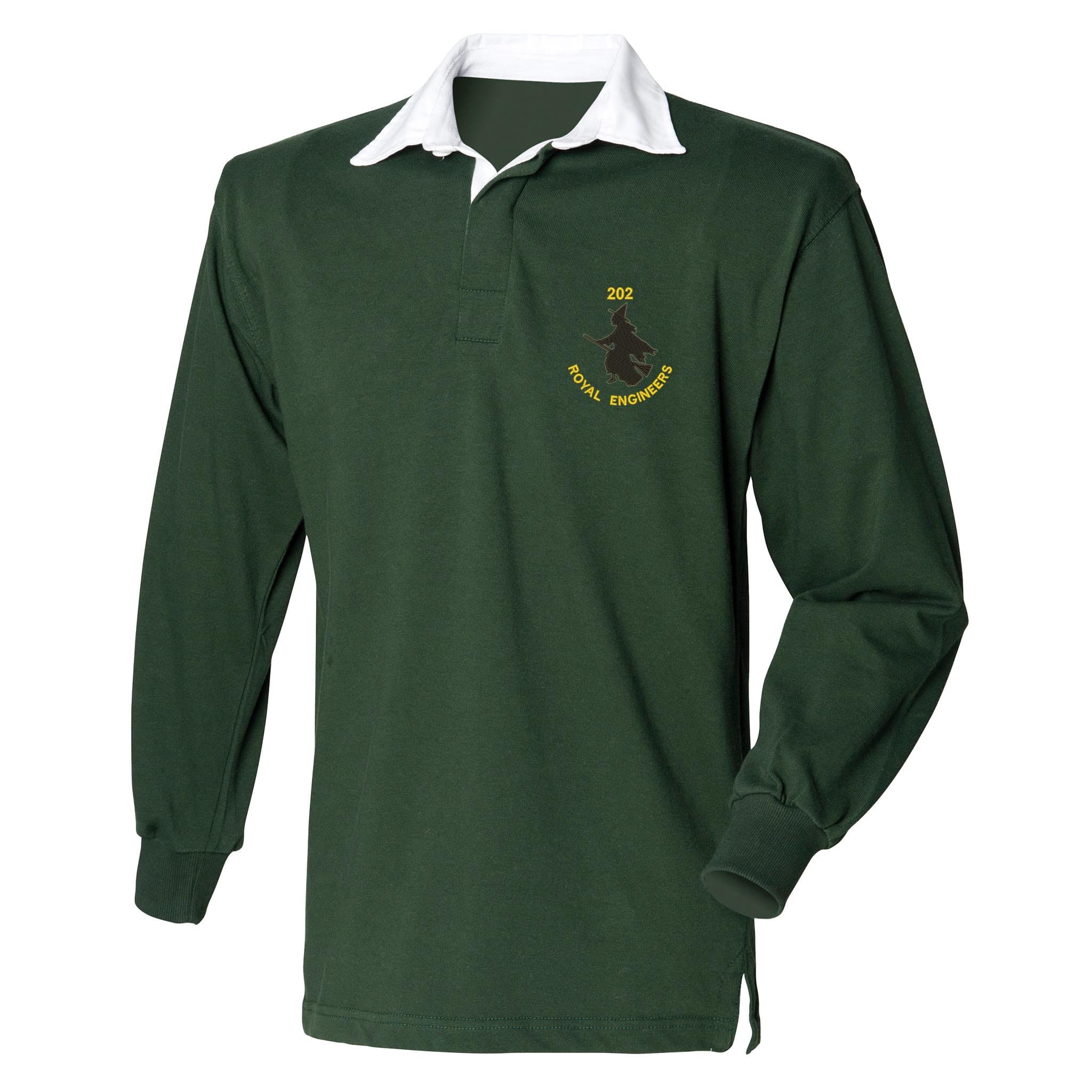 202 Field Squadron Royal Engineers Front Row Long Sleeve Rugby Shirt