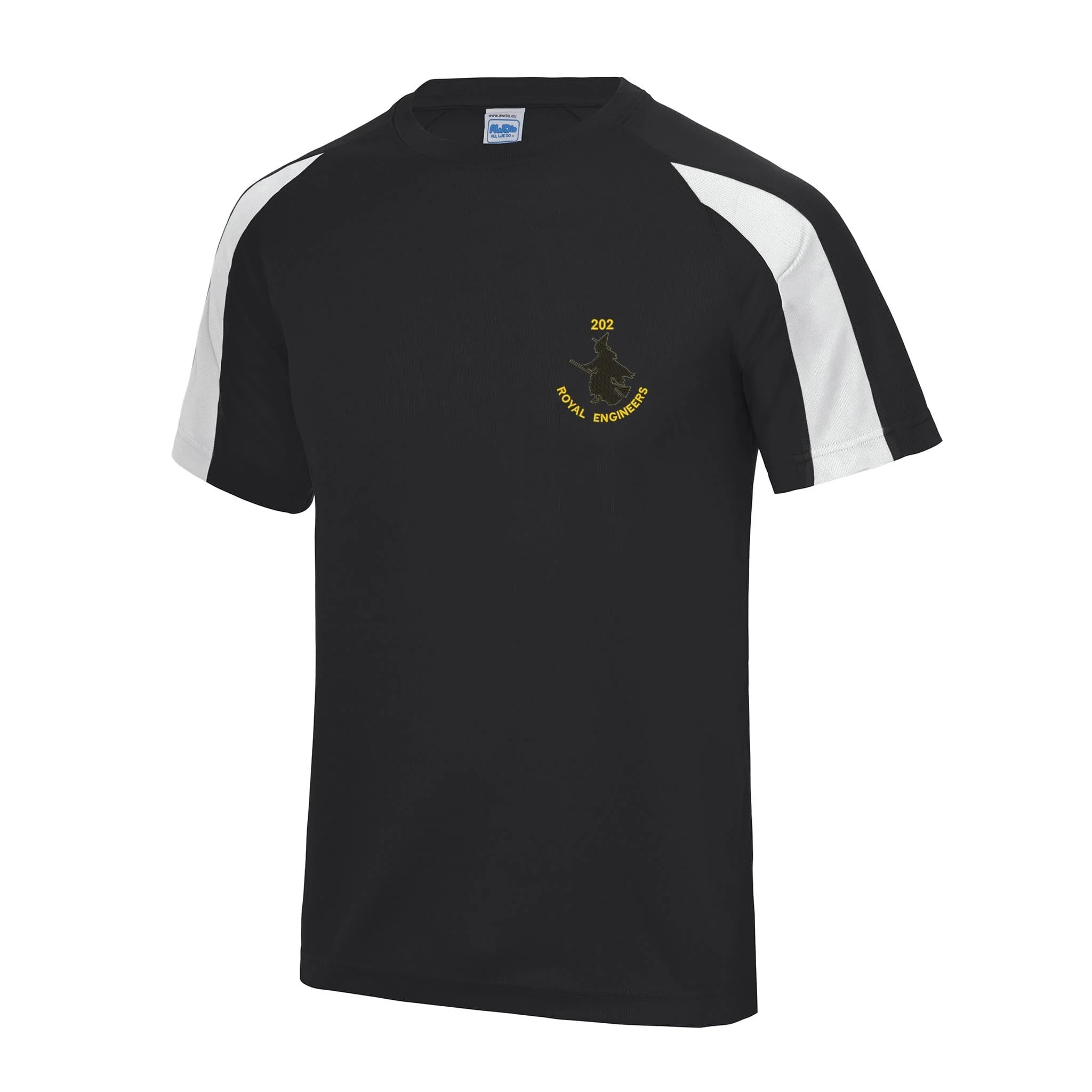202 Field Squadron Royal Engineers Contrast Polyester T-Shirt - Image 2