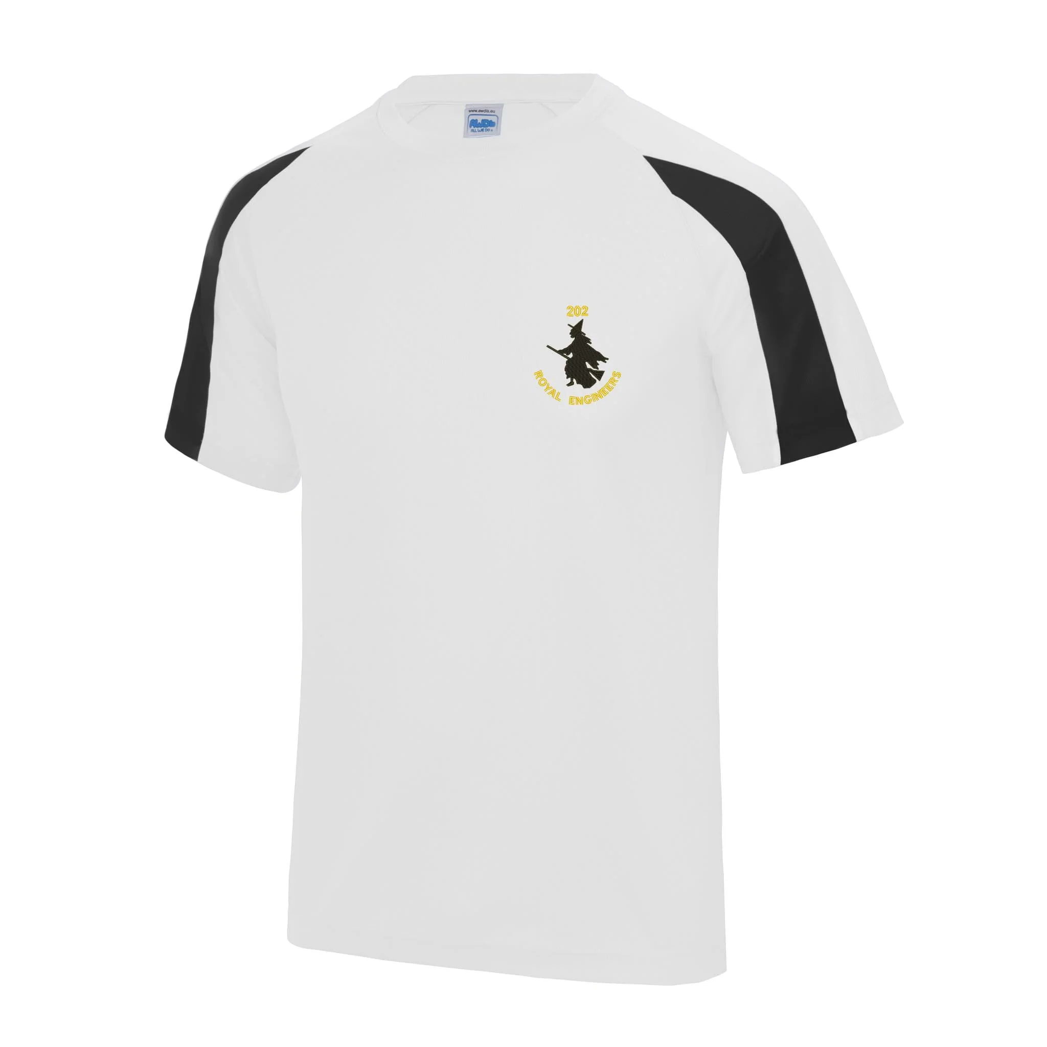 202 Field Squadron Royal Engineers Contrast Polyester T-Shirt - Image 5