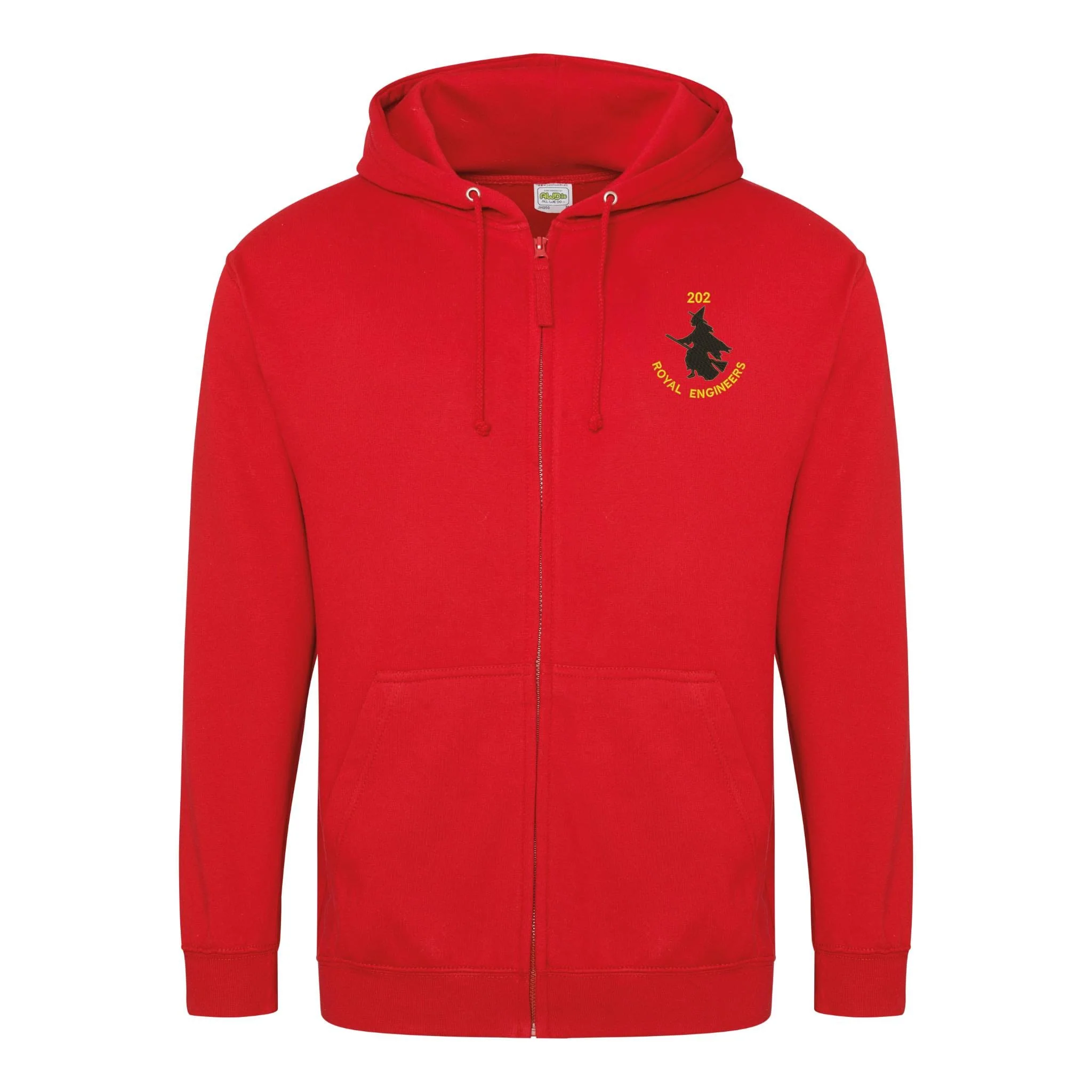 202 Field Squadron Royal Engineers Zipped Hoodie - Image 10