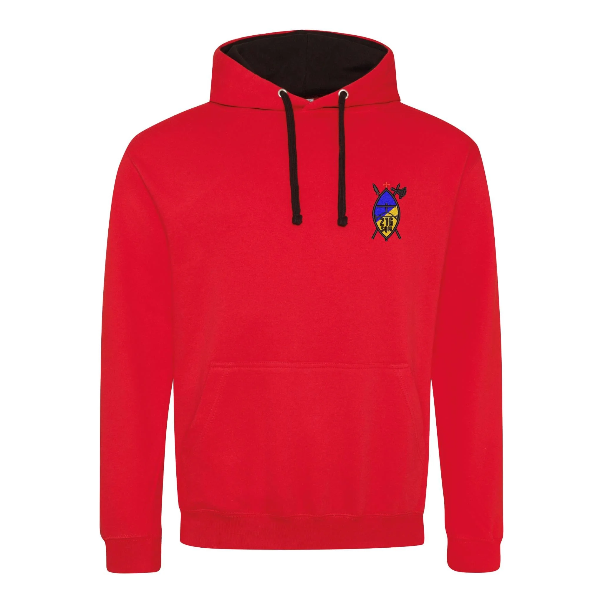 216 (Tynemouth) Transport Squadron RLC Varsity Contrast Hoodie - Image 10