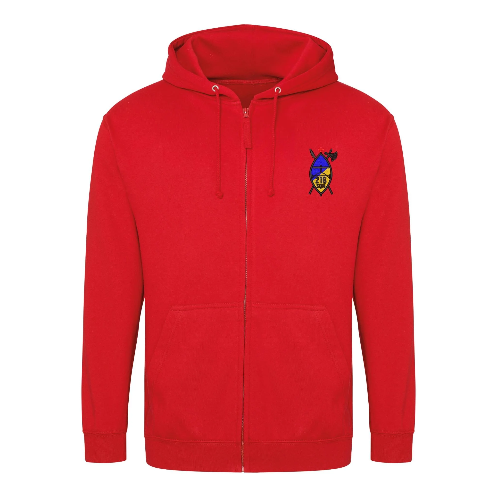 216 (Tynemouth) Transport Squadron RLC Zipped Hoodie - Image 10