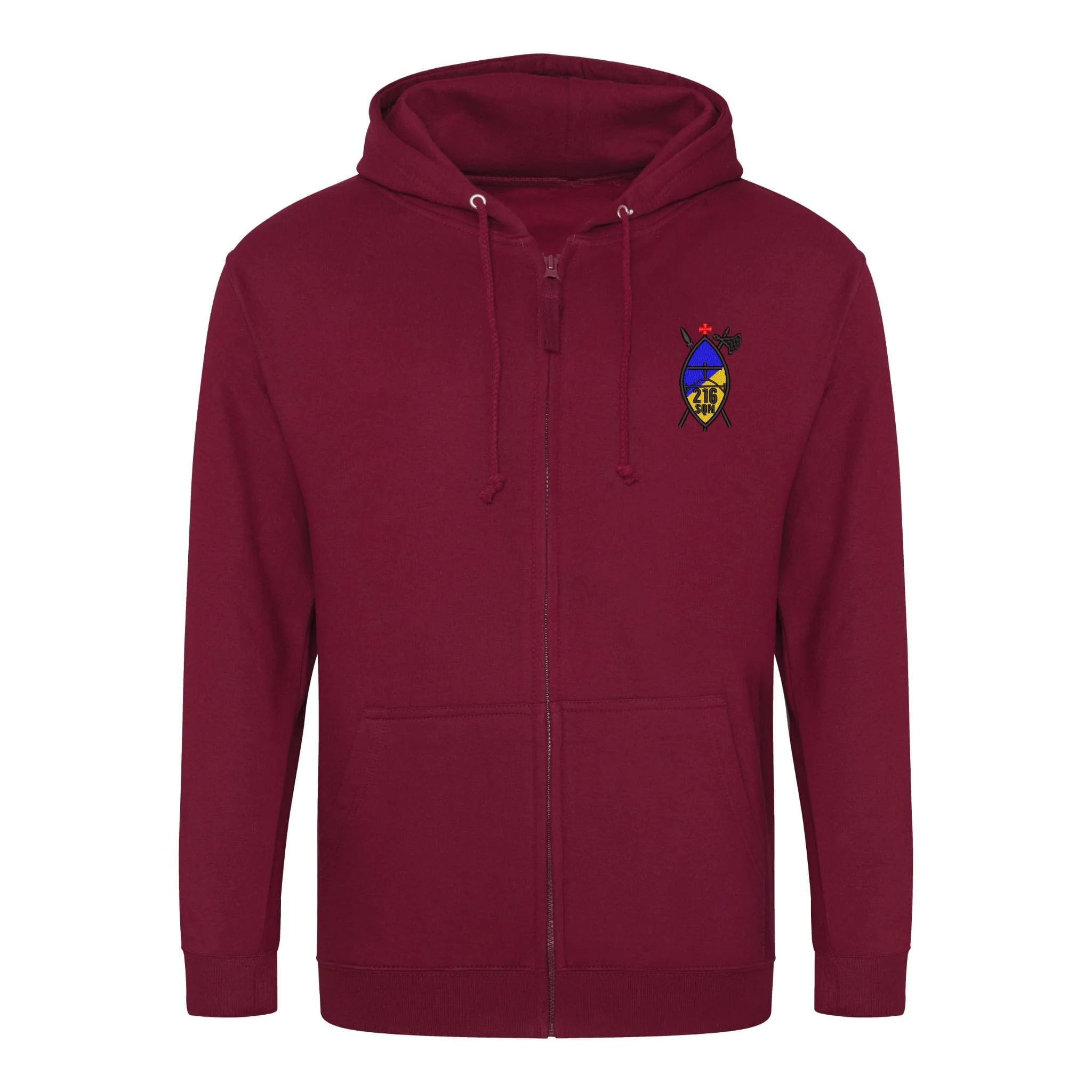 216 (Tynemouth) Transport Squadron RLC Zipped Hoodie - Image 3