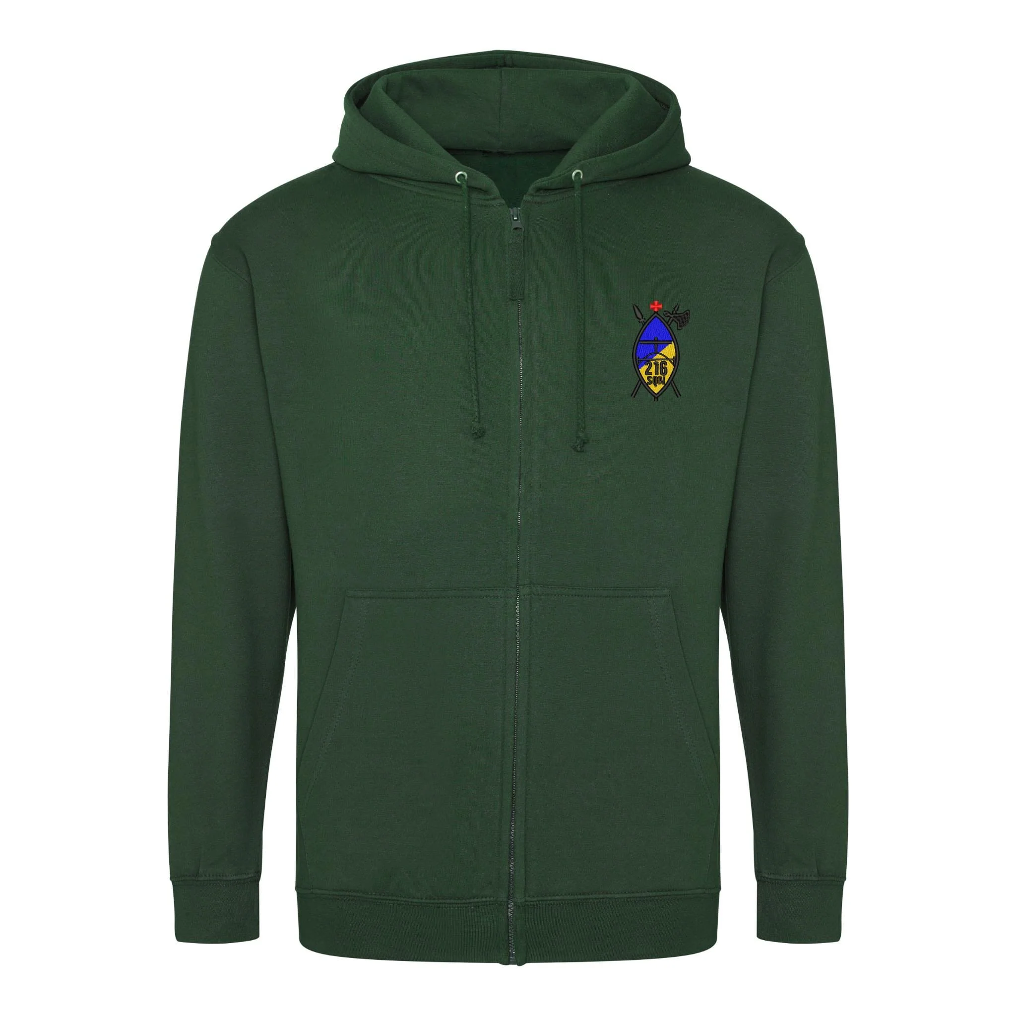 216 (Tynemouth) Transport Squadron RLC Zipped Hoodie - Image 4