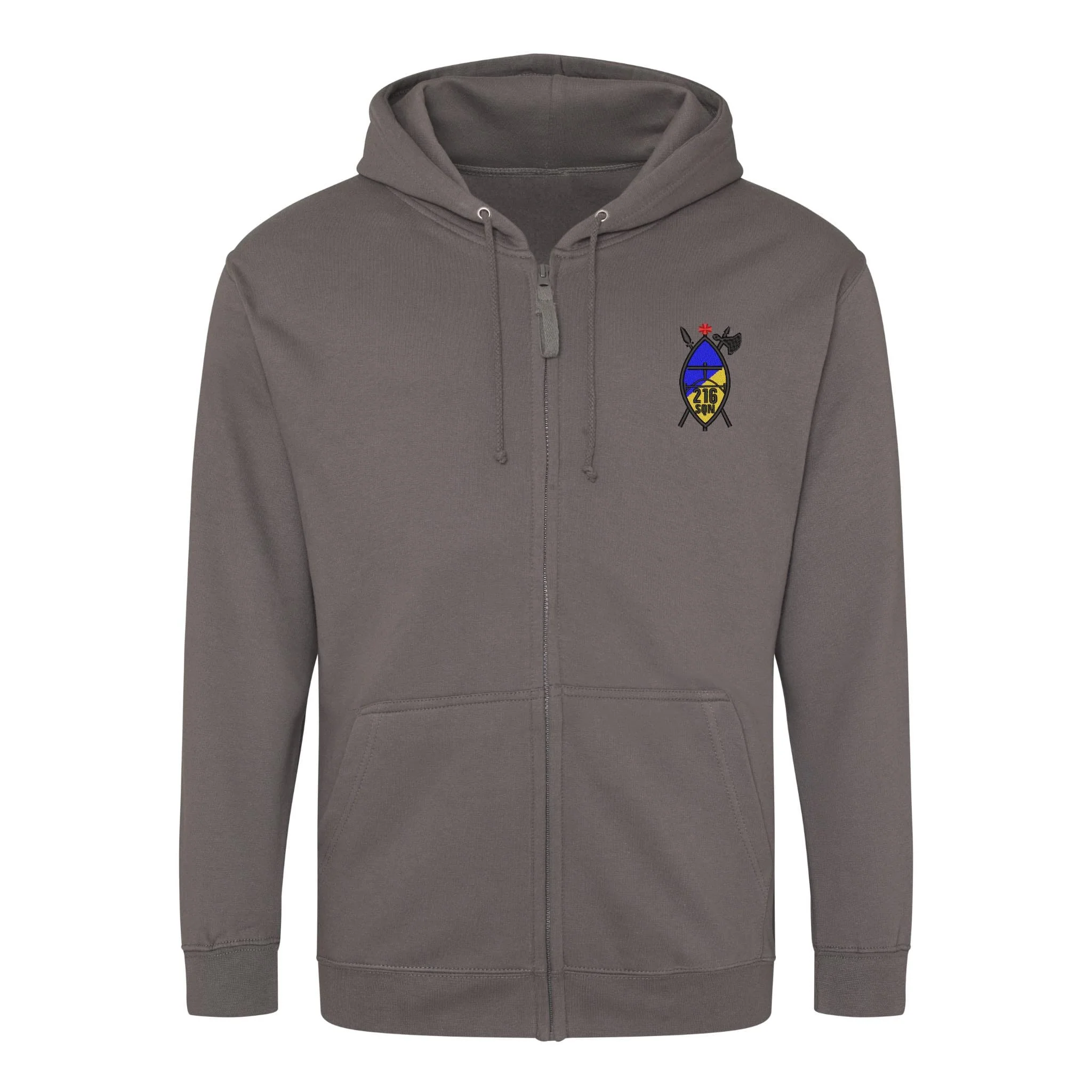 216 (Tynemouth) Transport Squadron RLC Zipped Hoodie - Image 5