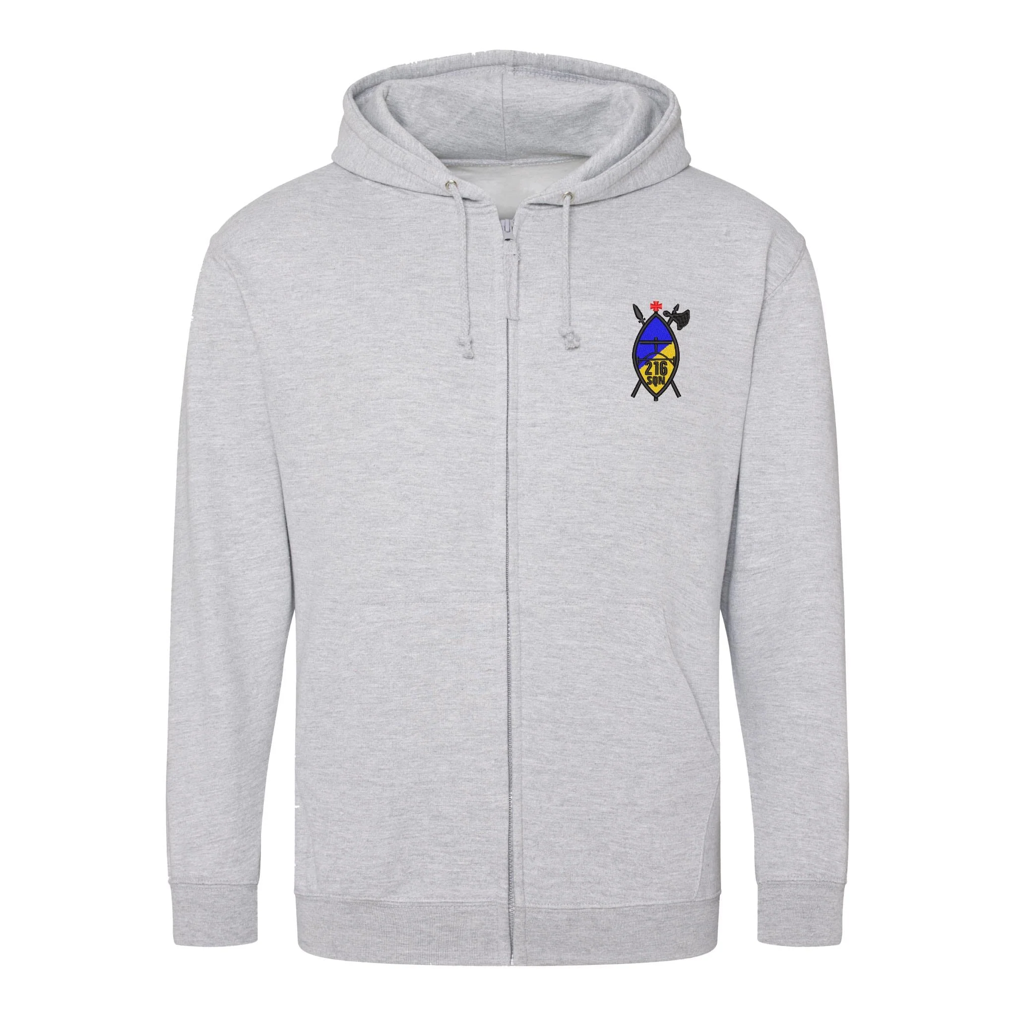 216 (Tynemouth) Transport Squadron RLC Zipped Hoodie - Image 7