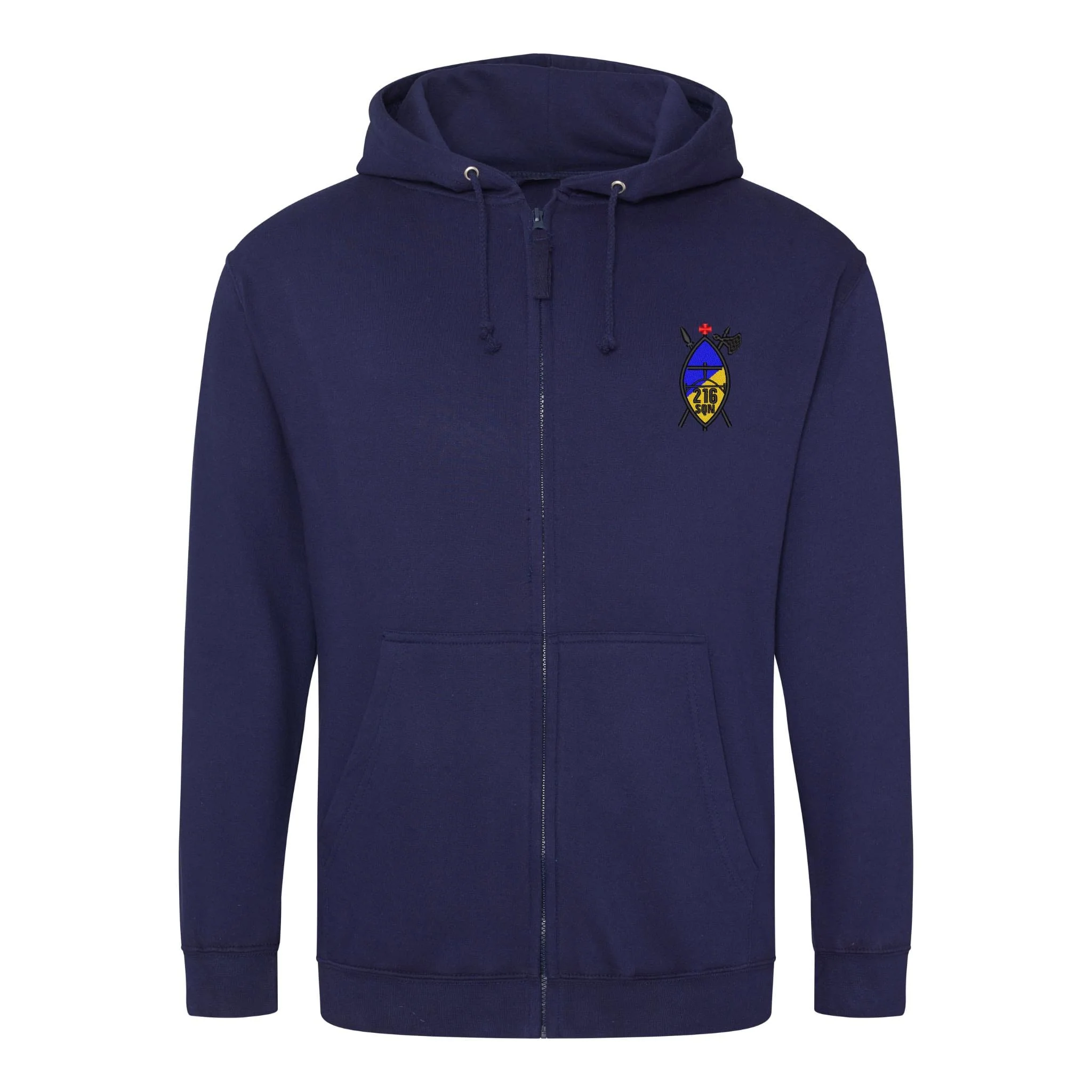 216 (Tynemouth) Transport Squadron RLC Zipped Hoodie - Image 8