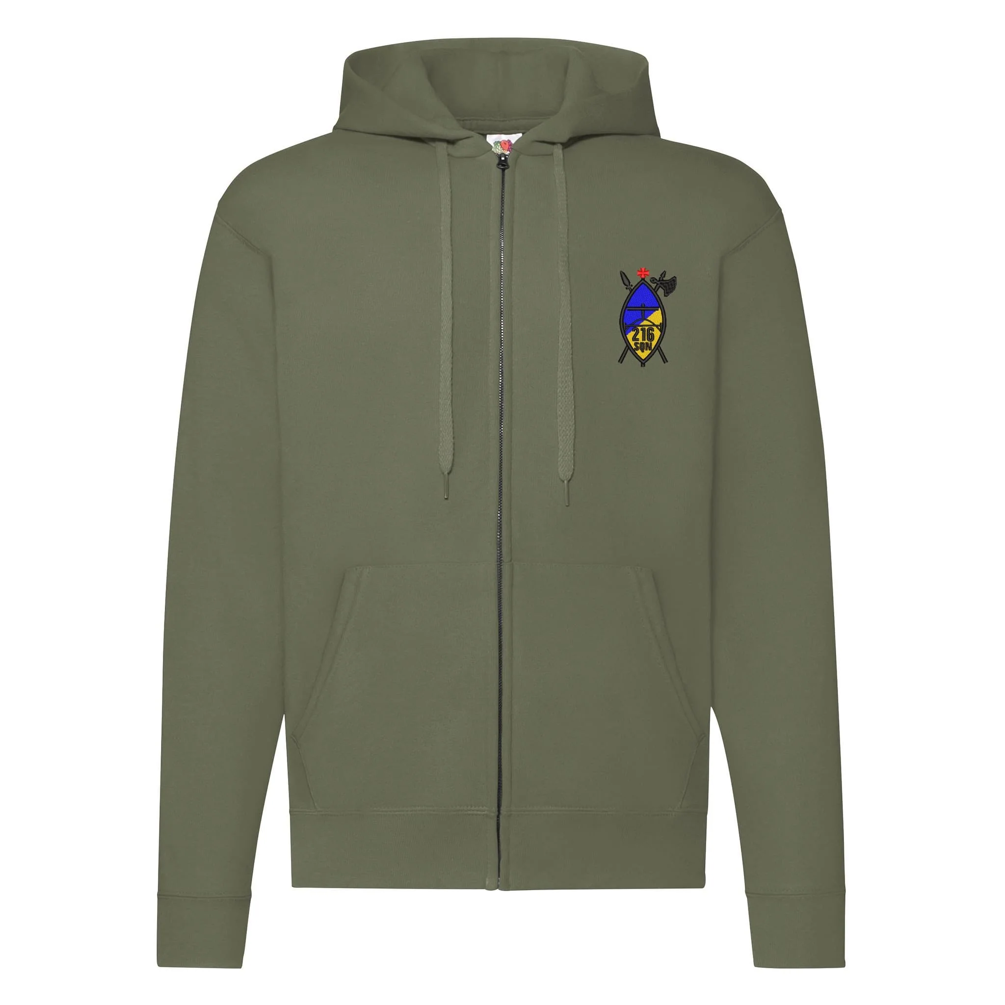 216 (Tynemouth) Transport Squadron RLC Zipped Hoodie - Image 9