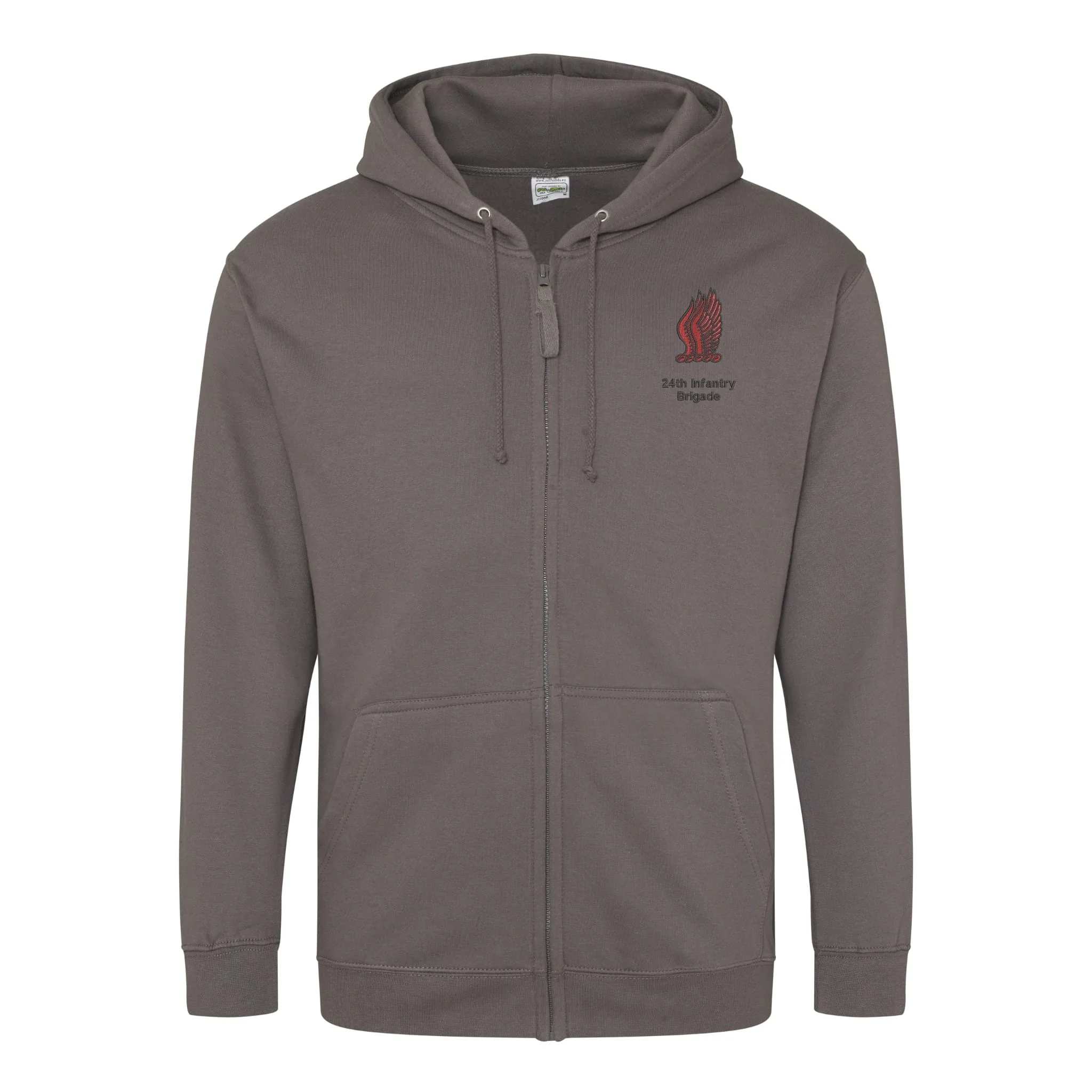 24th Infantry Brigade Zipped Hoodie - Image 3