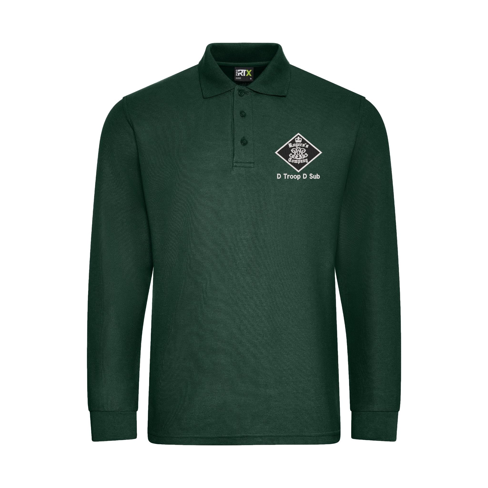 30 Battery (Rogers Company) Royal Artillery Long Sleeve Polo Shirt - Image 2