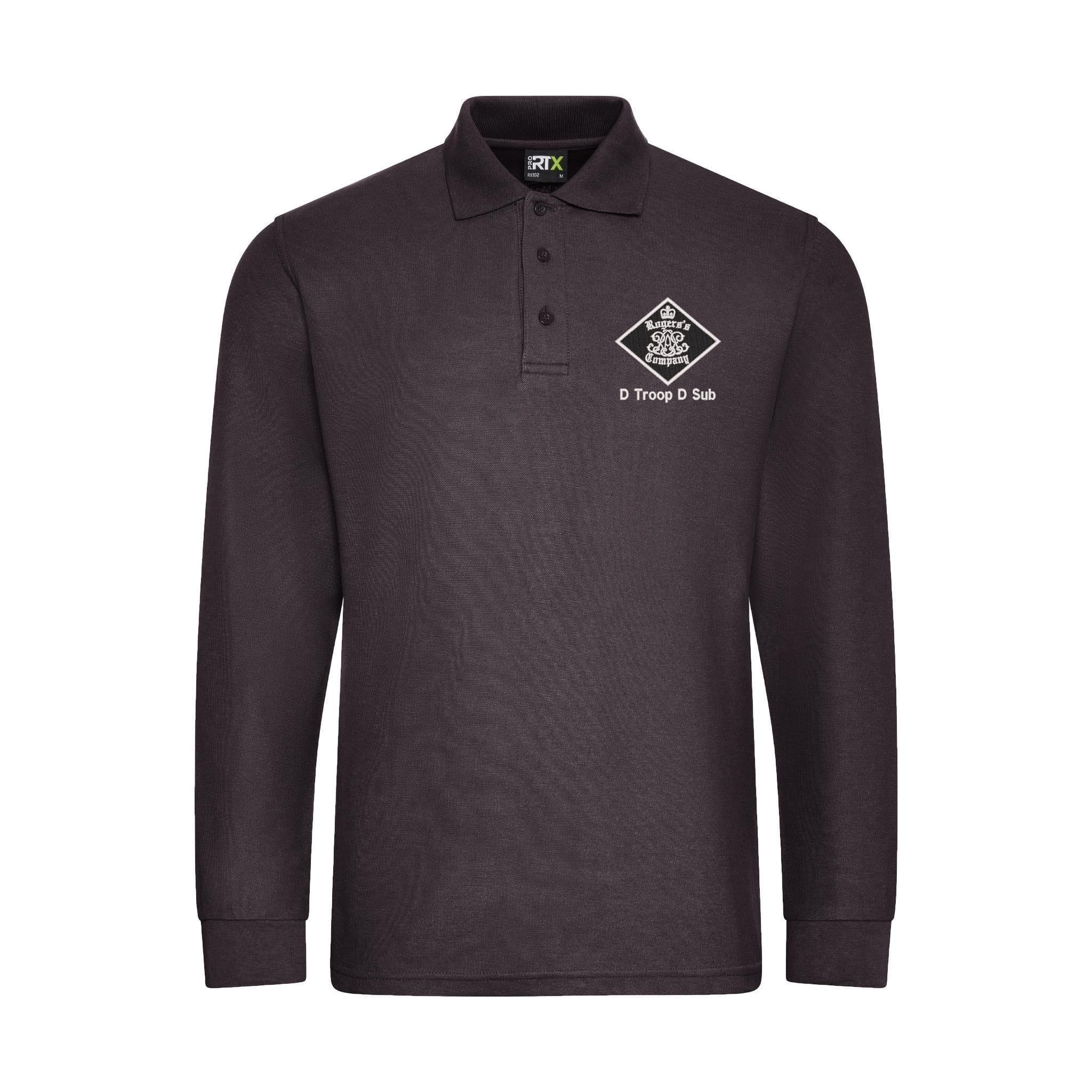 30 Battery (Rogers Company) Royal Artillery Long Sleeve Polo Shirt - Image 3