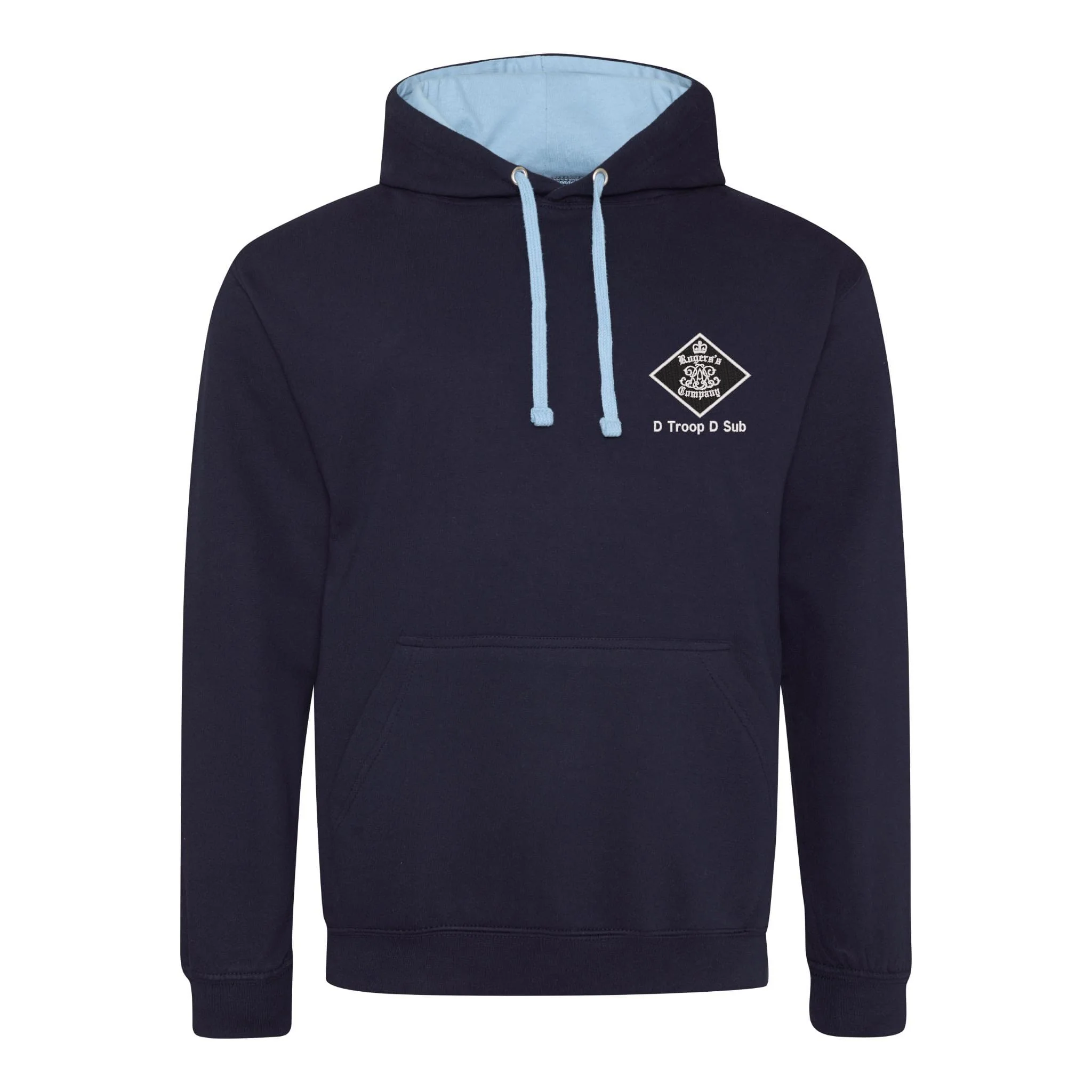 30 Battery (Rogers Company) Royal Artillery Varsity Contrast Hoodie - Image 2