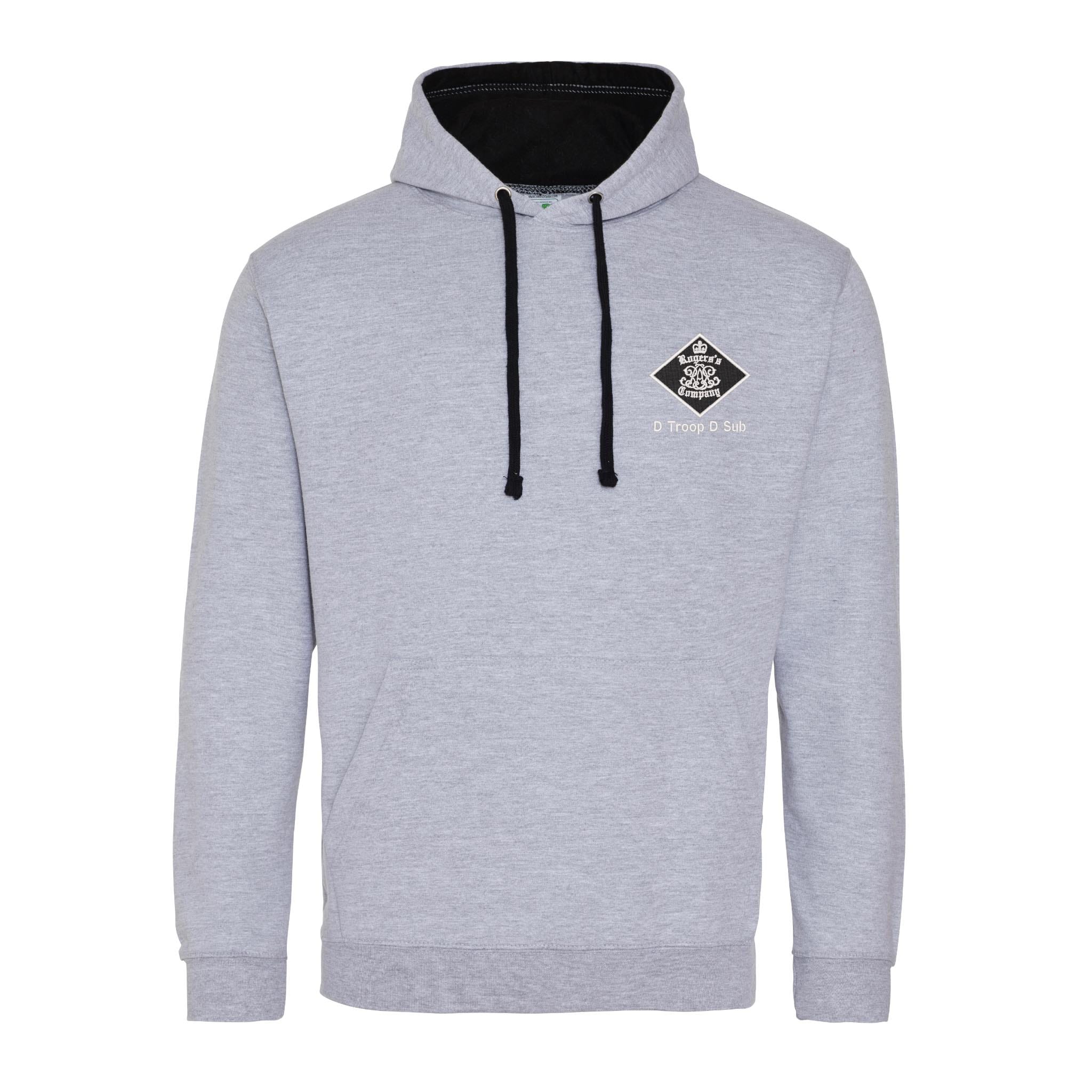 30 Battery (Rogers Company) Royal Artillery Varsity Contrast Hoodie - Image 6