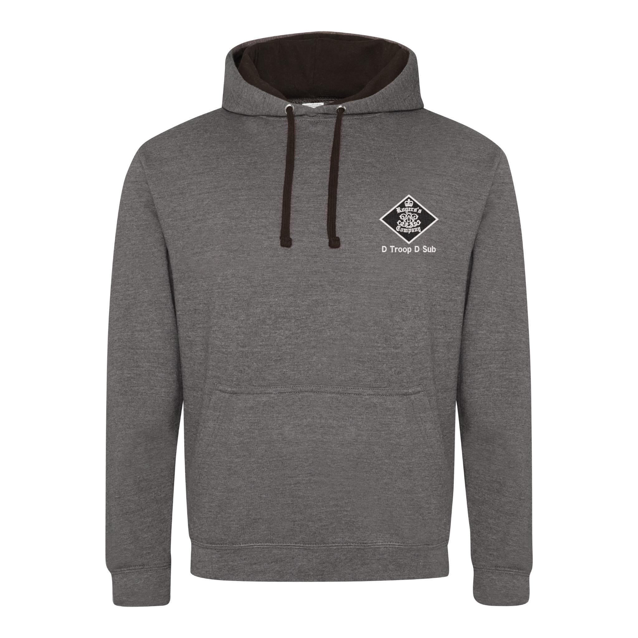 30 Battery (Rogers Company) Royal Artillery Varsity Contrast Hoodie - Image 9