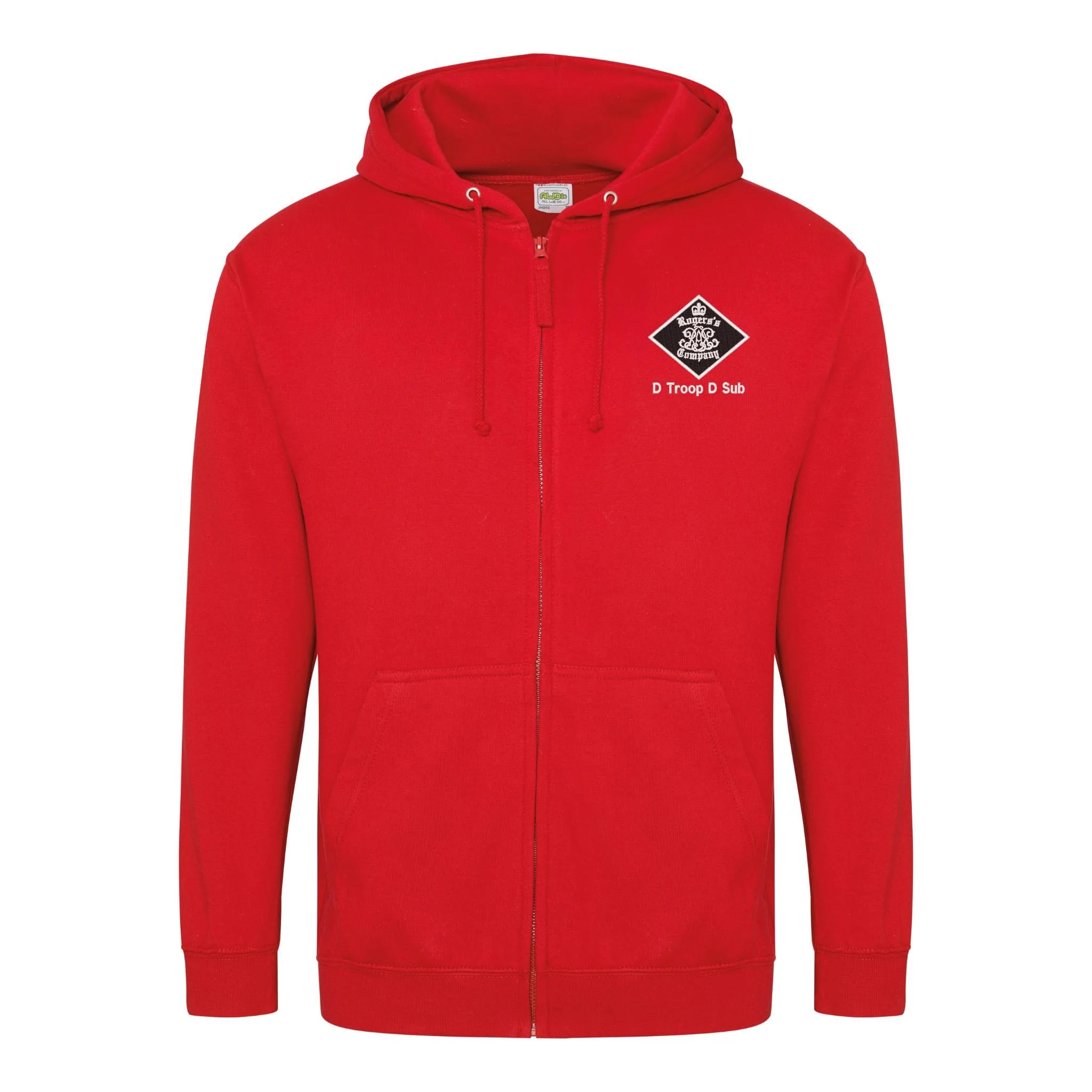30 Battery (Rogers Company) Royal Artillery Zipped Hoodie - Image 9