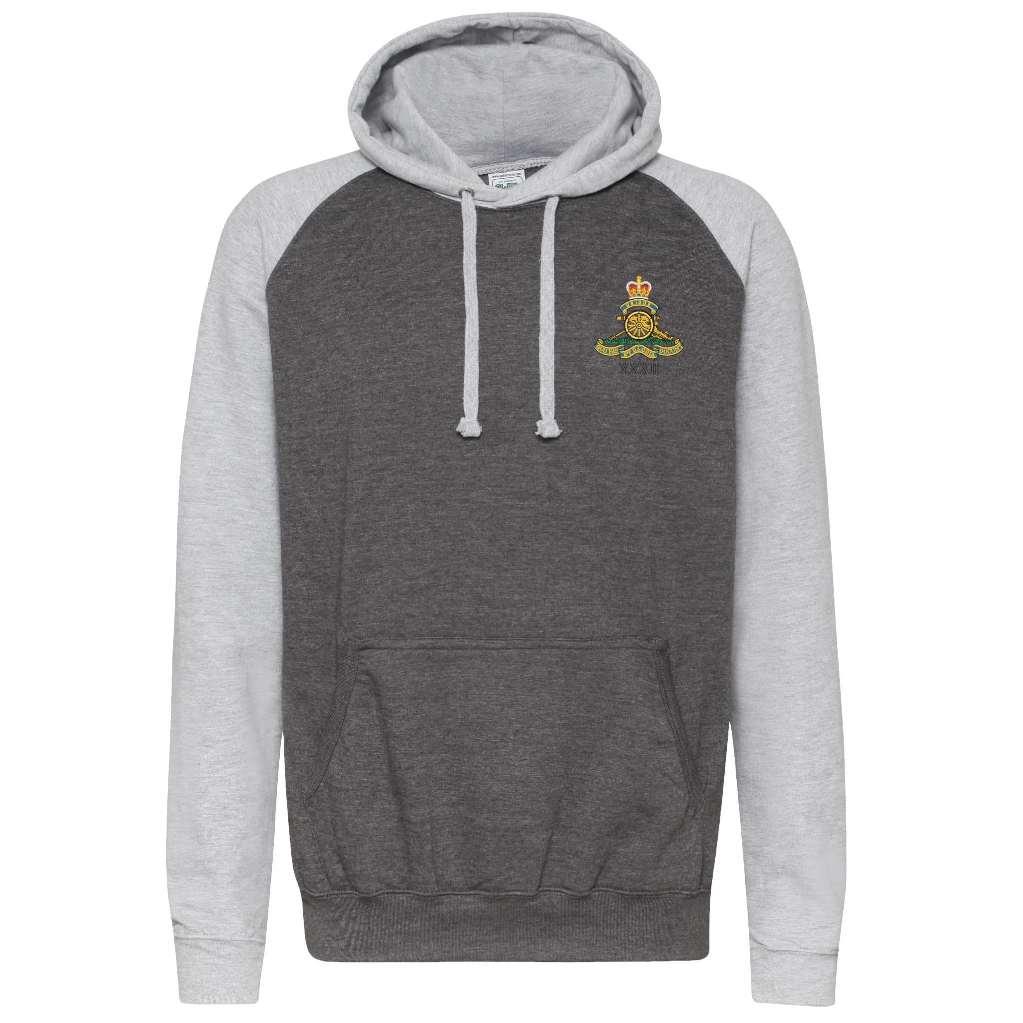 32nd Regiment Royal Artillery Contrast Hoodie - Image 3