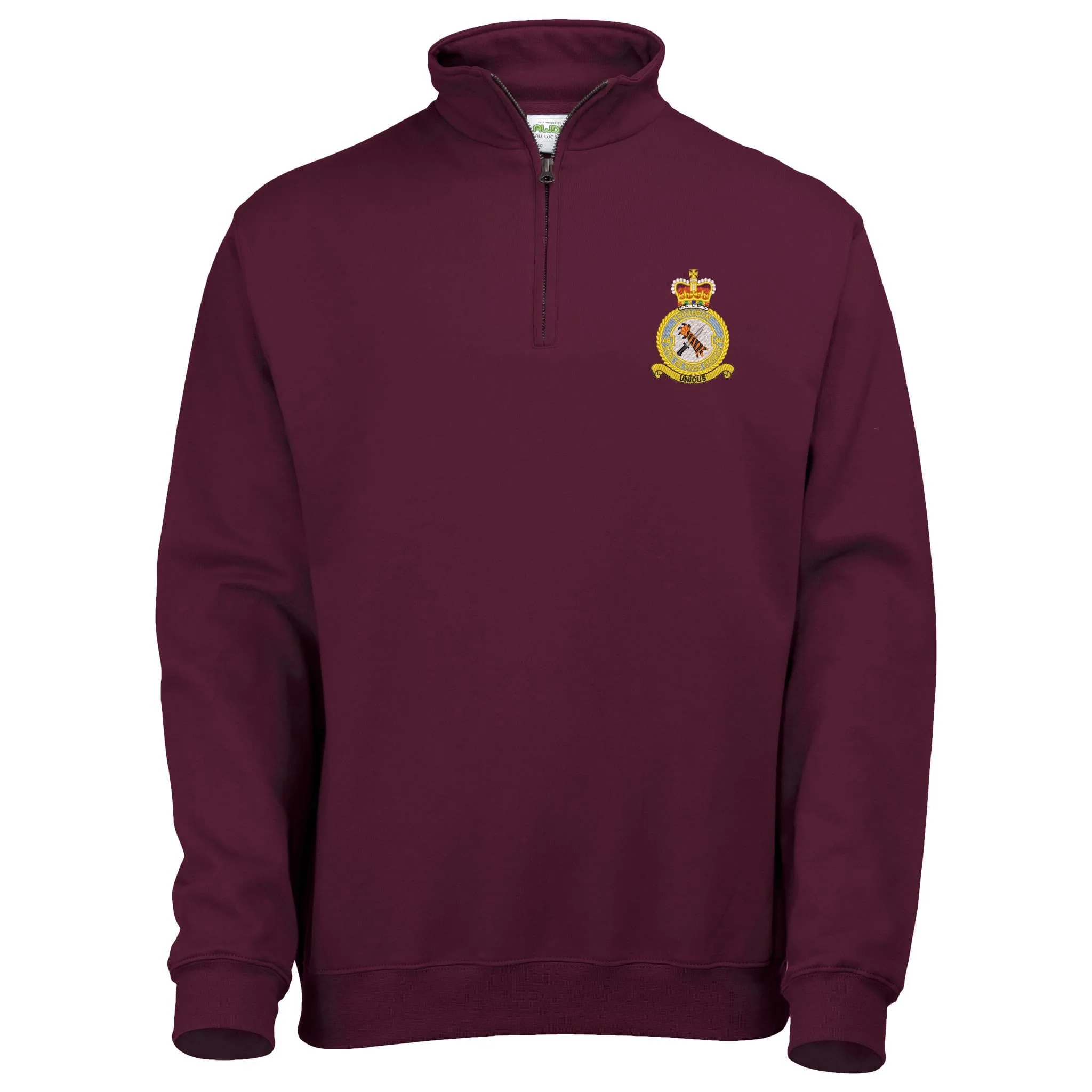 48 Squadron RAF Regiment Quarter Zip Sweatshirt - Image 2