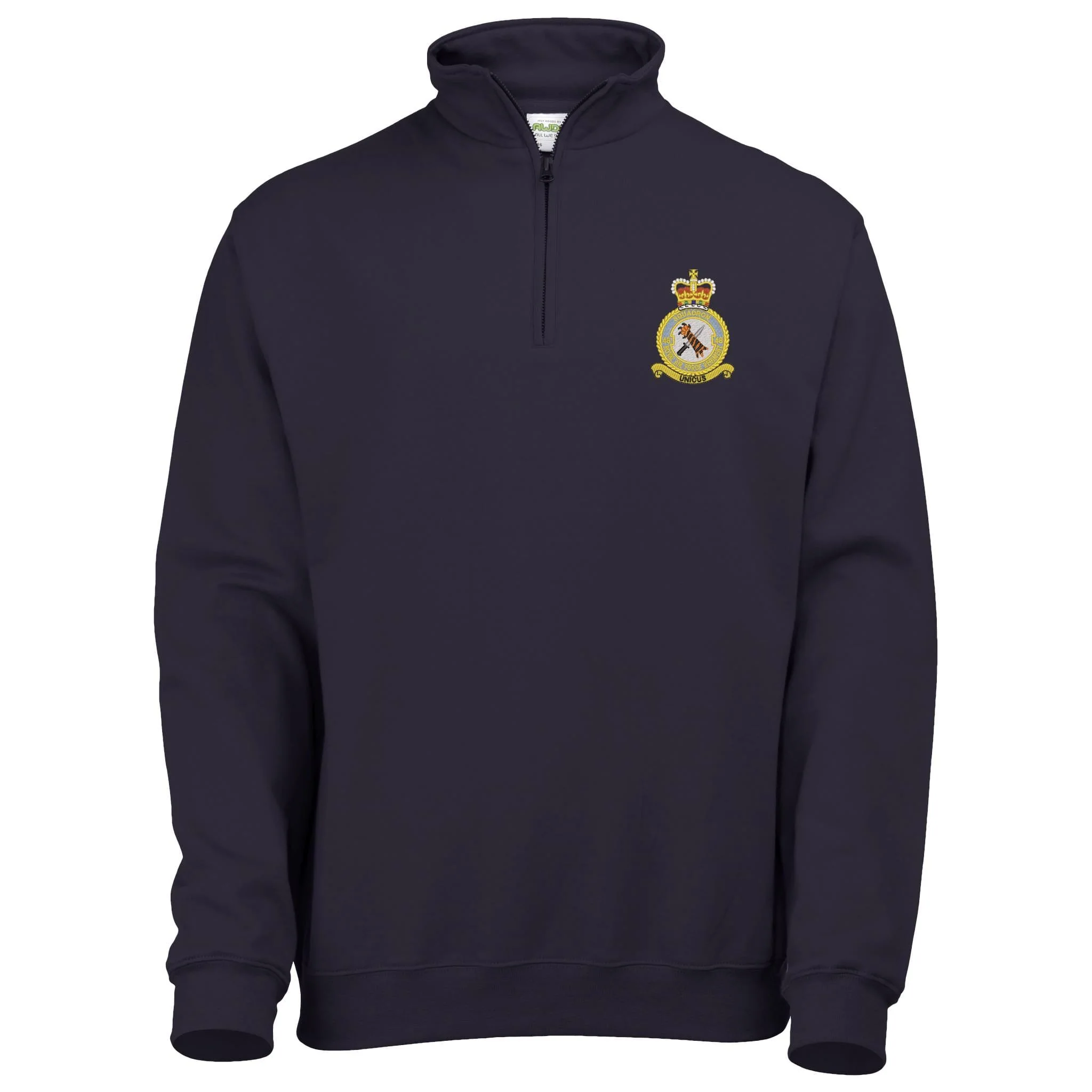 48 Squadron RAF Regiment Quarter Zip Sweatshirt - Image 5