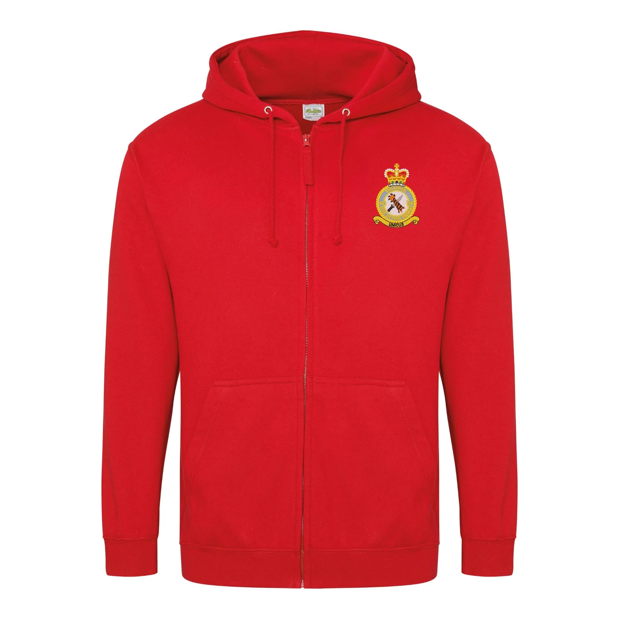 48 Squadron RAF Regiment Zipped Hoodie - Image 10