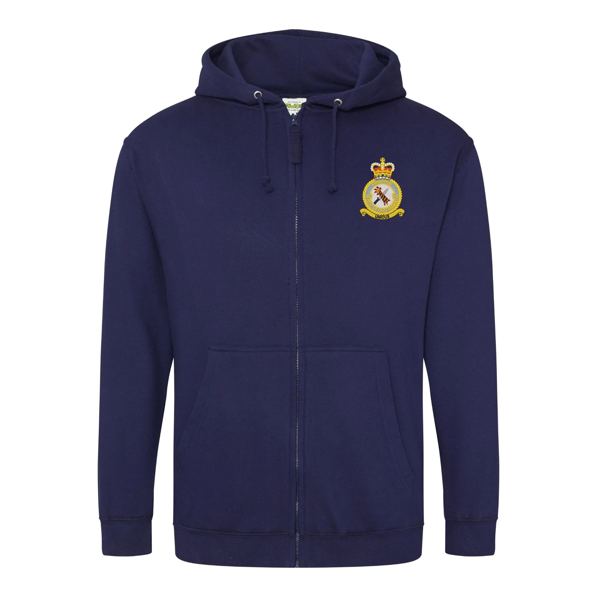 48 Squadron RAF Regiment Zipped Hoodie - Image 8