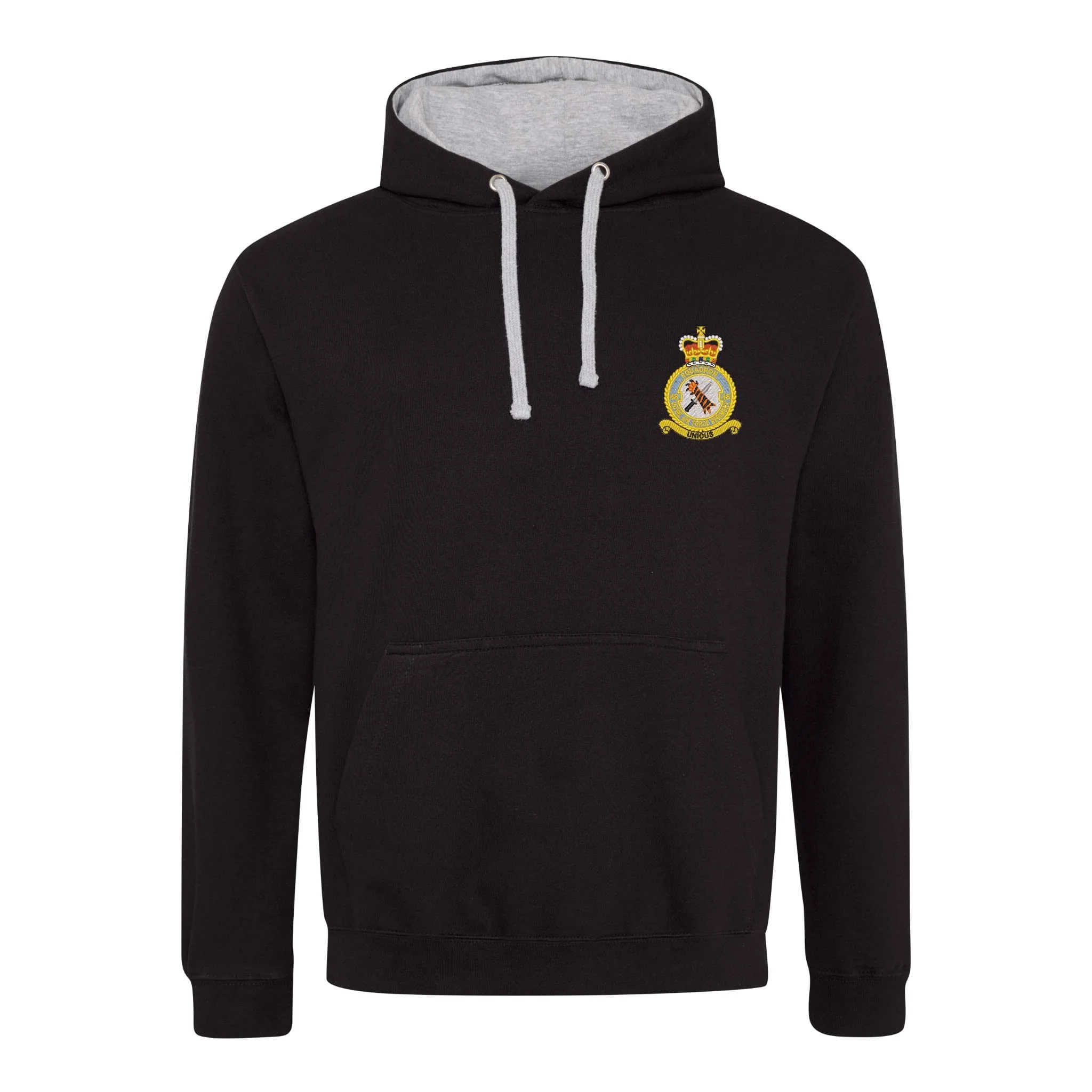 48 Squadron RAF Varsity Contrast Hoodie - Image 4