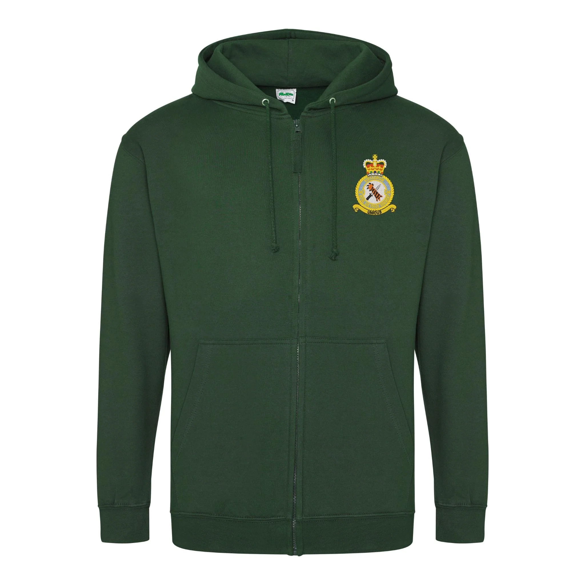 48 Squadron RAF Zipped Hoodie - Image 4