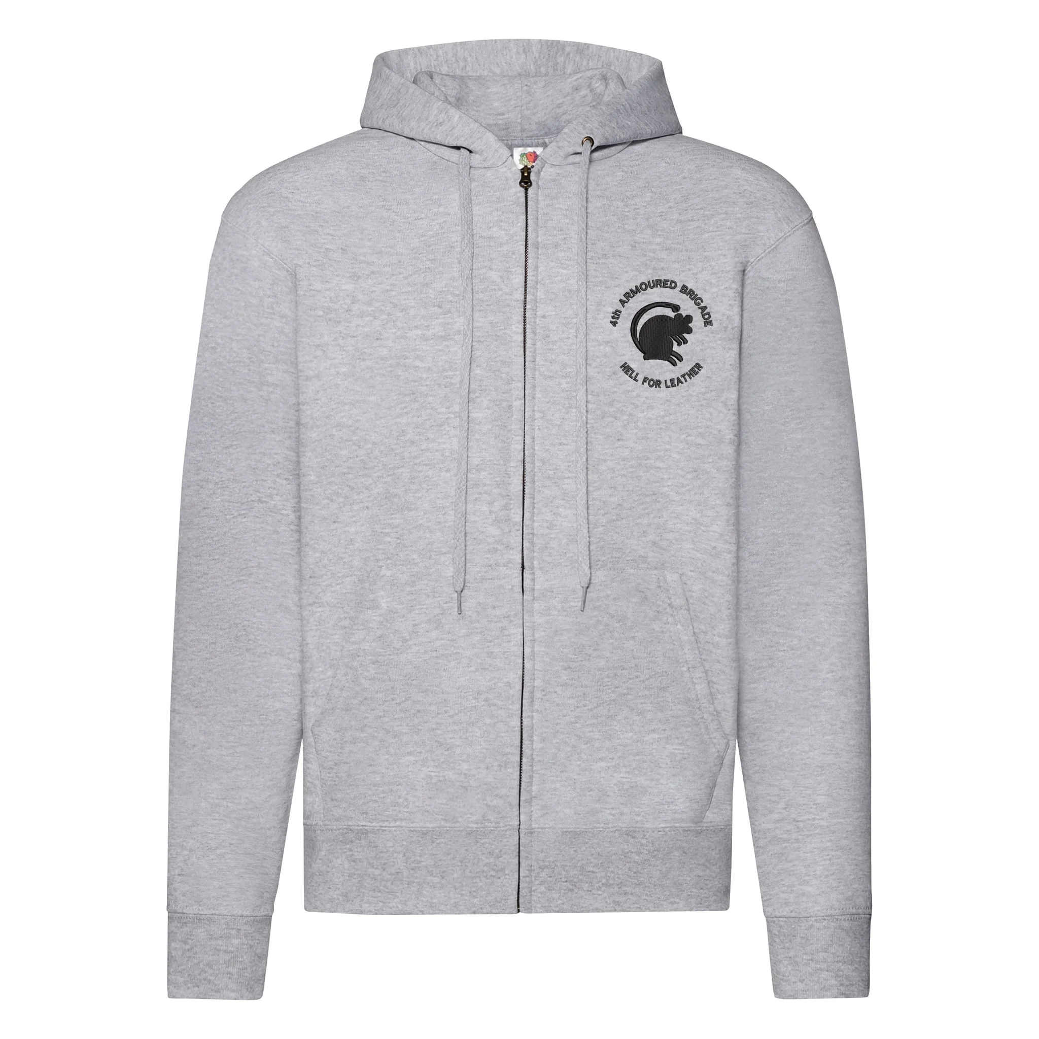 4th Armoured Brigade Zipped Hoodie