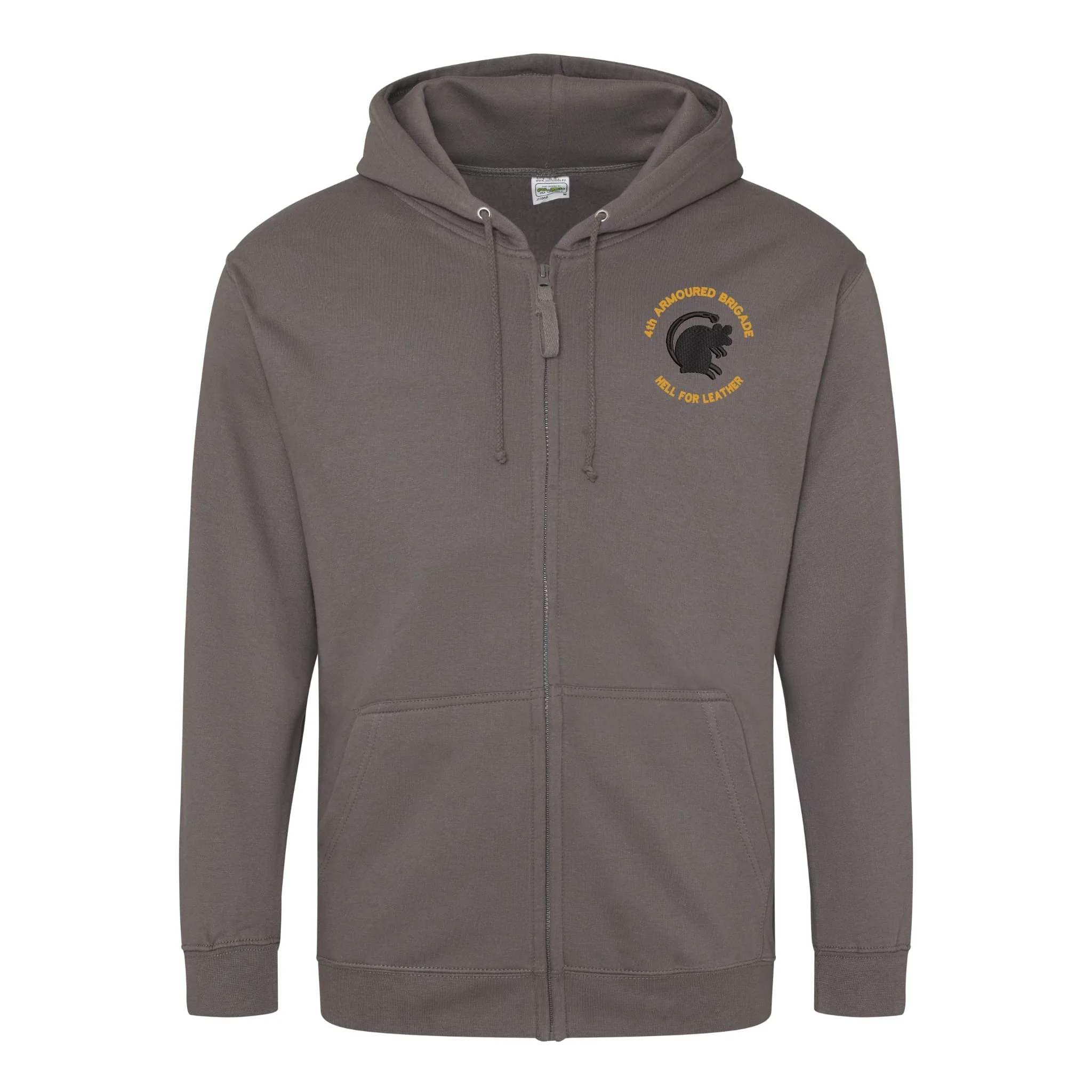 4th Armoured Brigade Zipped Hoodie - Image 4