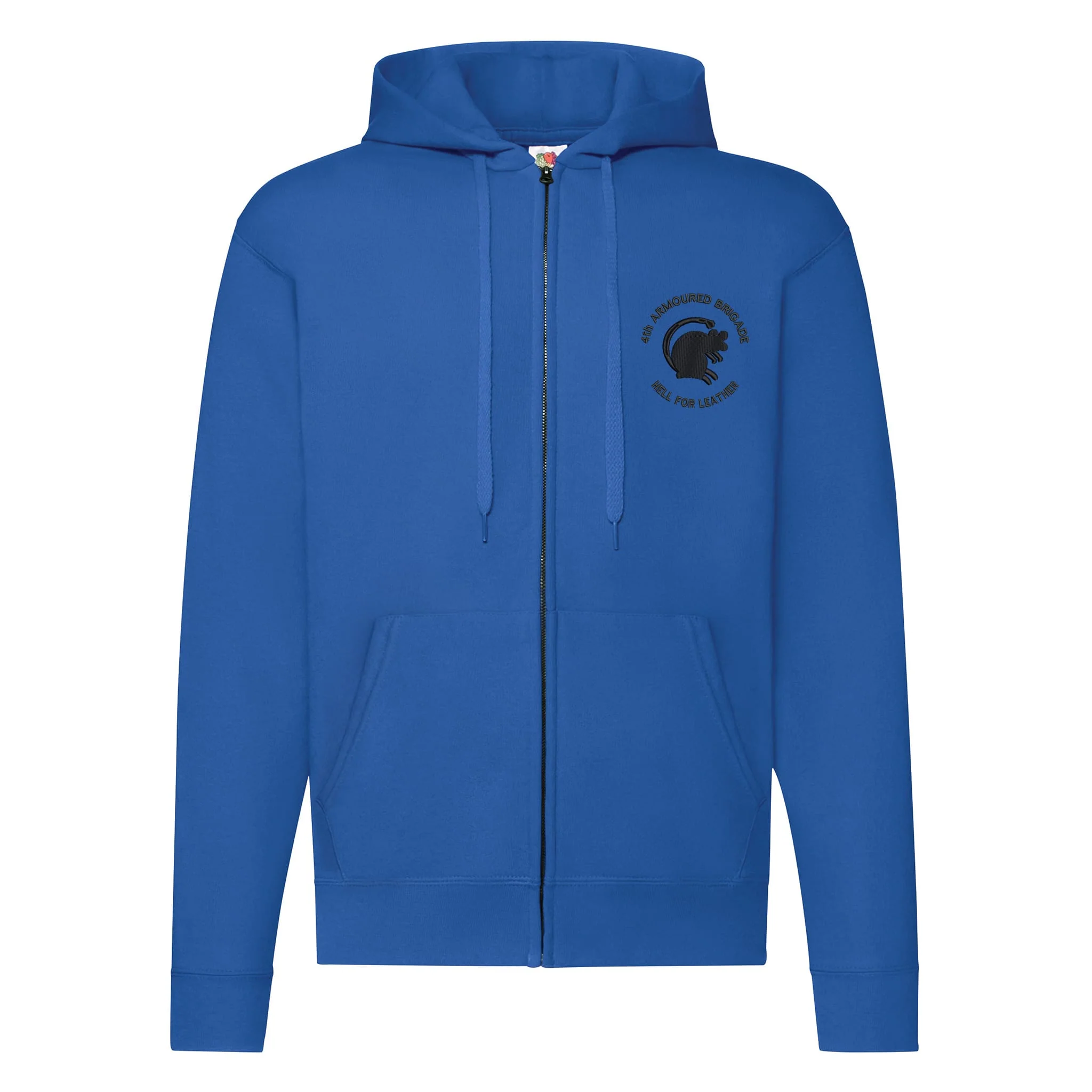 4th Armoured Brigade Zipped Hoodie - Image 6
