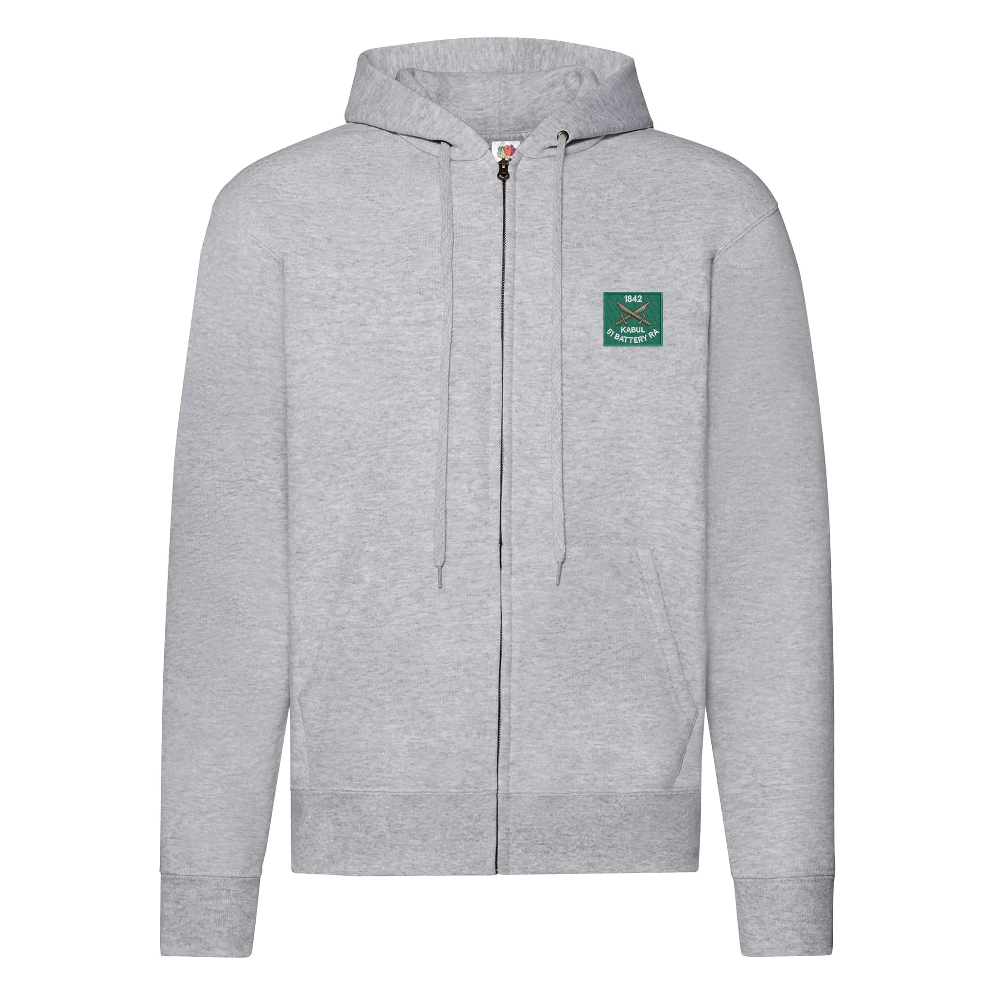 51 Battery Royal Artillery Zipped Hoodie - Image 4