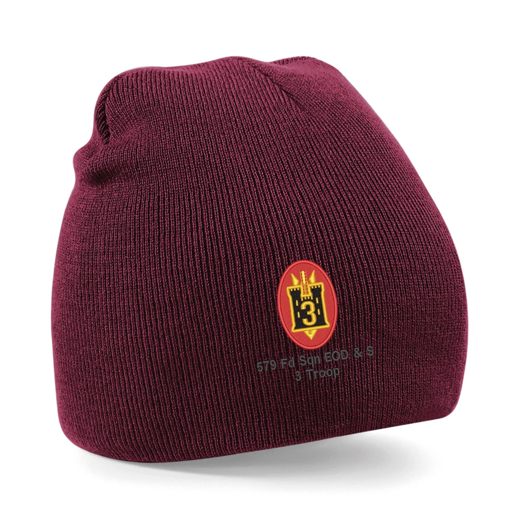 579 Fd Sqn EOD & S 3 Troop Beanie Hat - Image 10