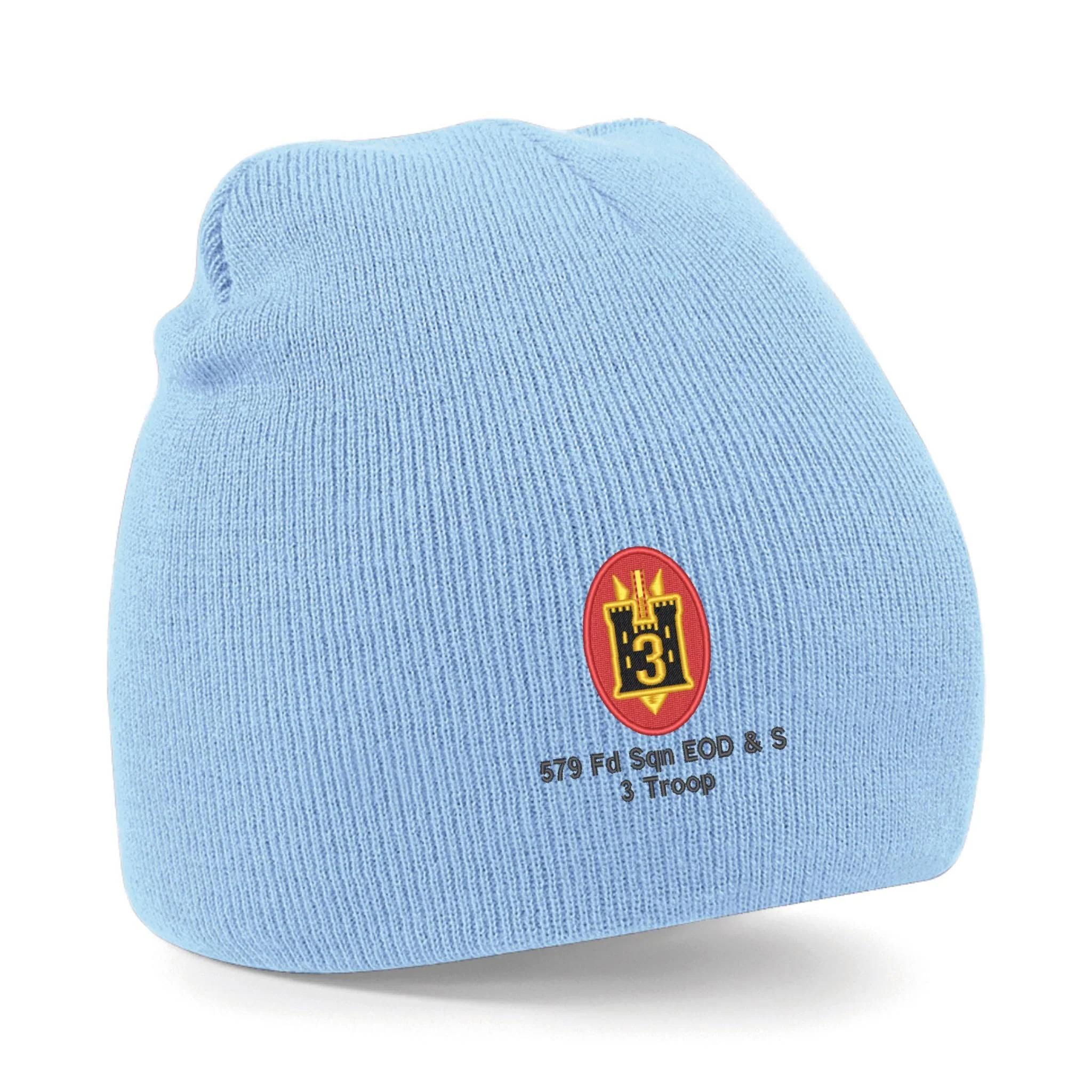 579 Fd Sqn EOD & S 3 Troop Beanie Hat - Image 16