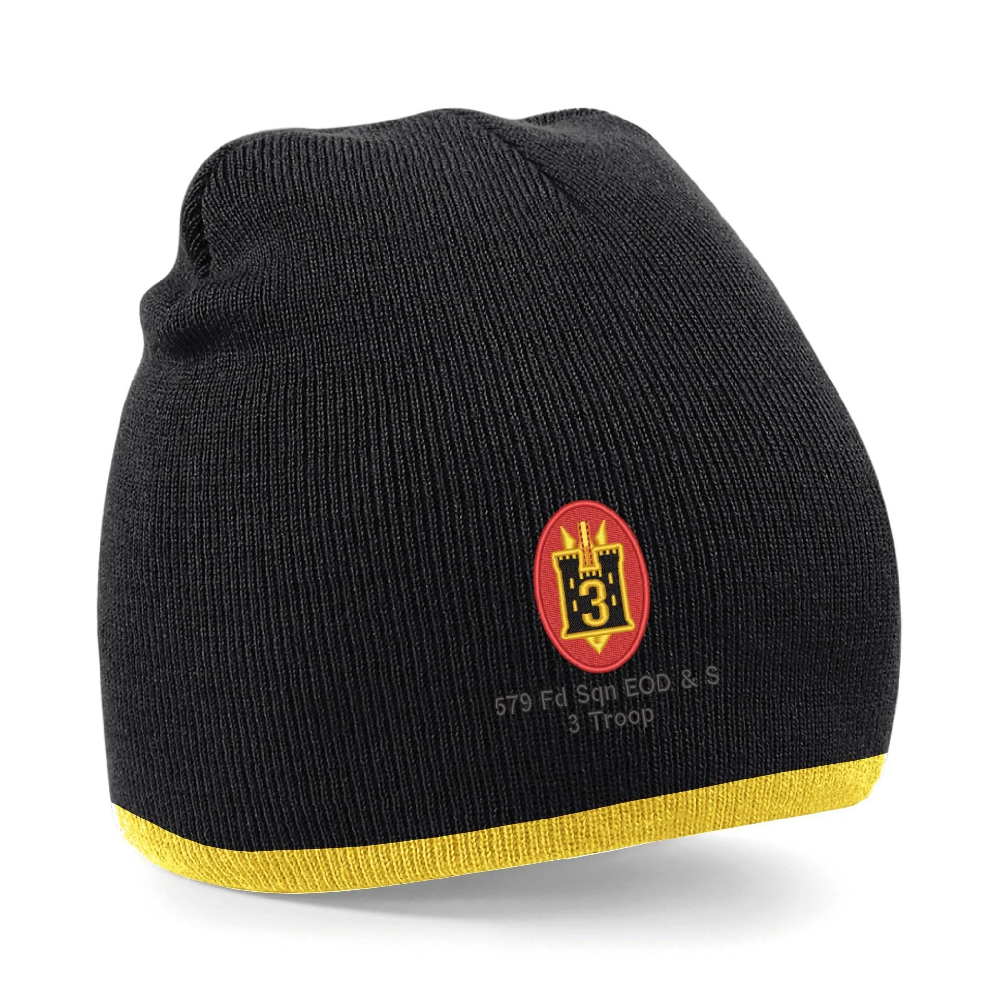 579 Fd Sqn EOD & S 3 Troop Beanie Hat - Image 3