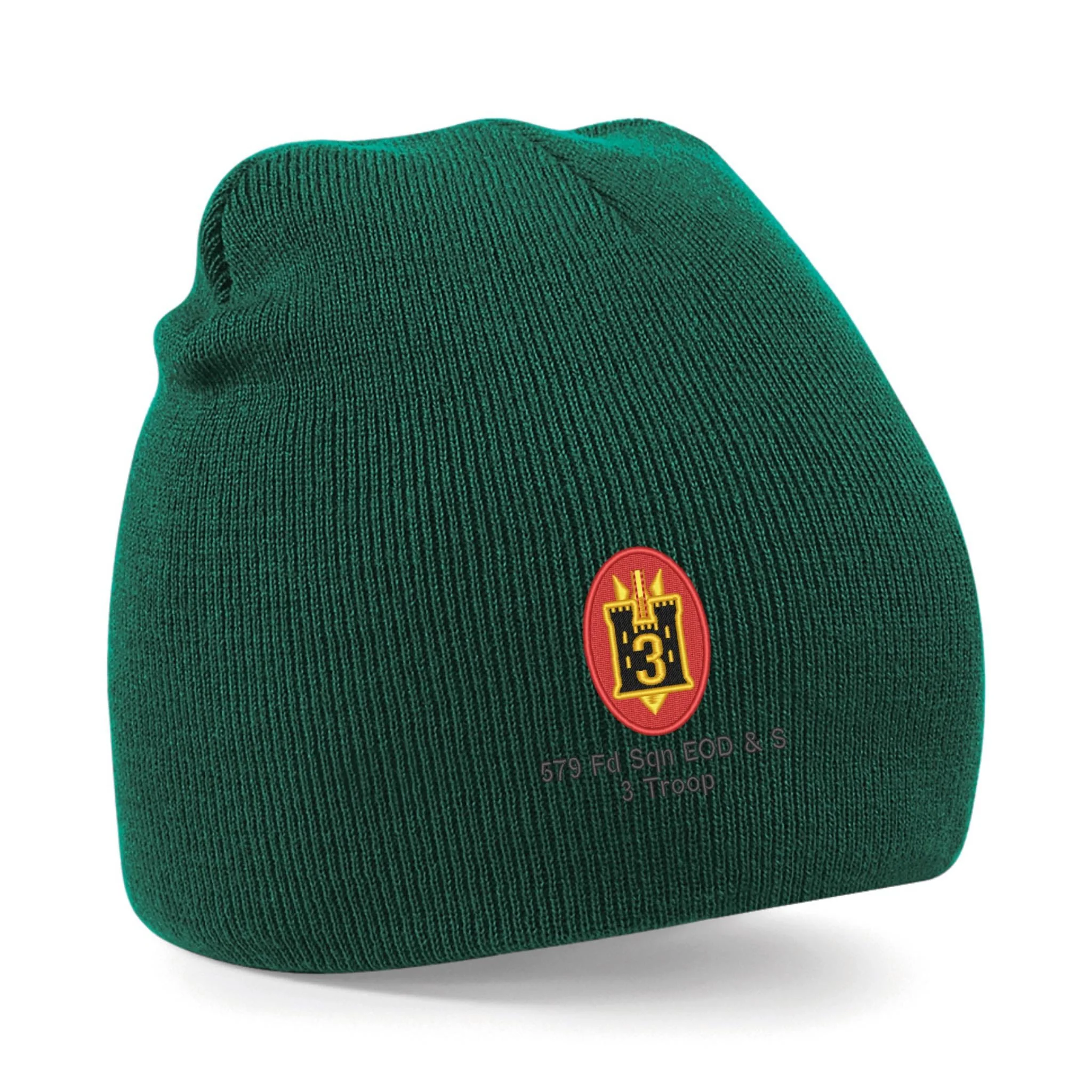 579 Fd Sqn EOD & S 3 Troop Beanie Hat - Image 8