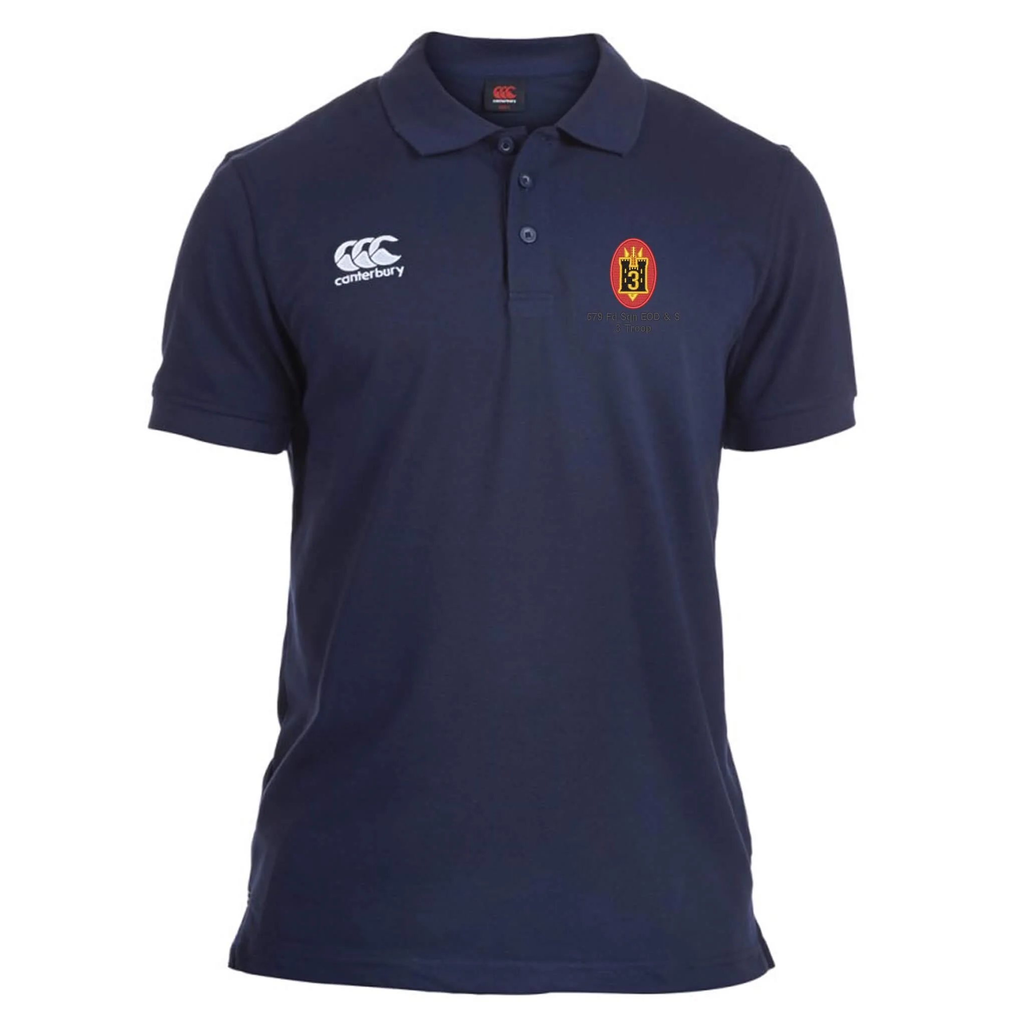 579 Fd Sqn EOD & S 3 Troop Canterbury Rugby Polo - Image 2